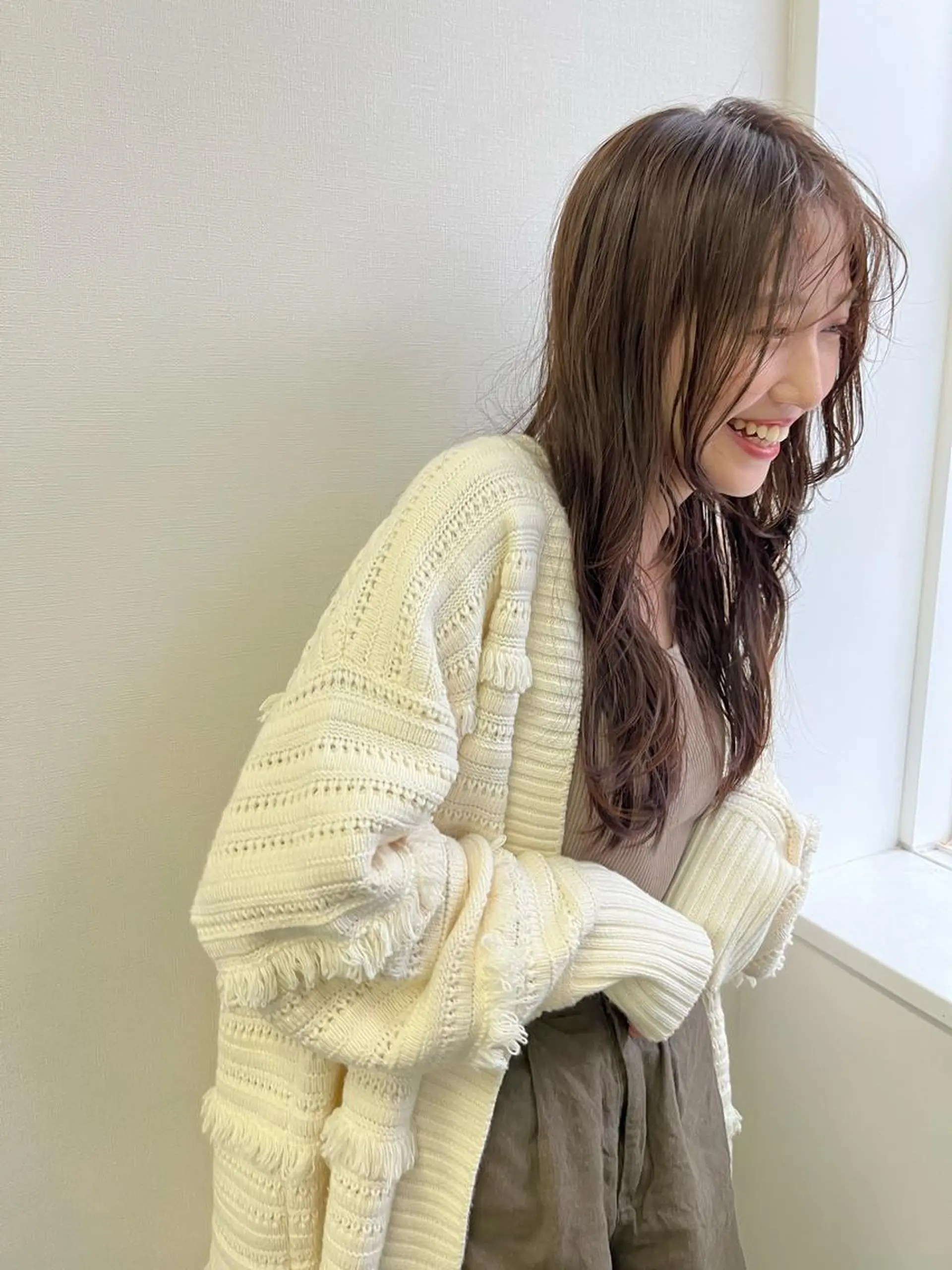 ロング カット ヘアカラー トリートメント ヘッドスパ putri店長 和田鈴采のヘアスタイル