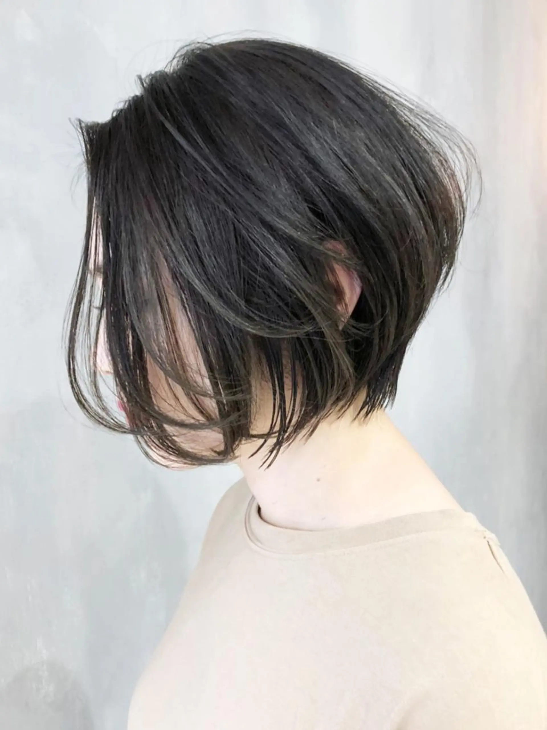 ショート カラー パーマ ヘアアレンジ ショートヘア ITbyALBUM 中野店のヘアスタイル