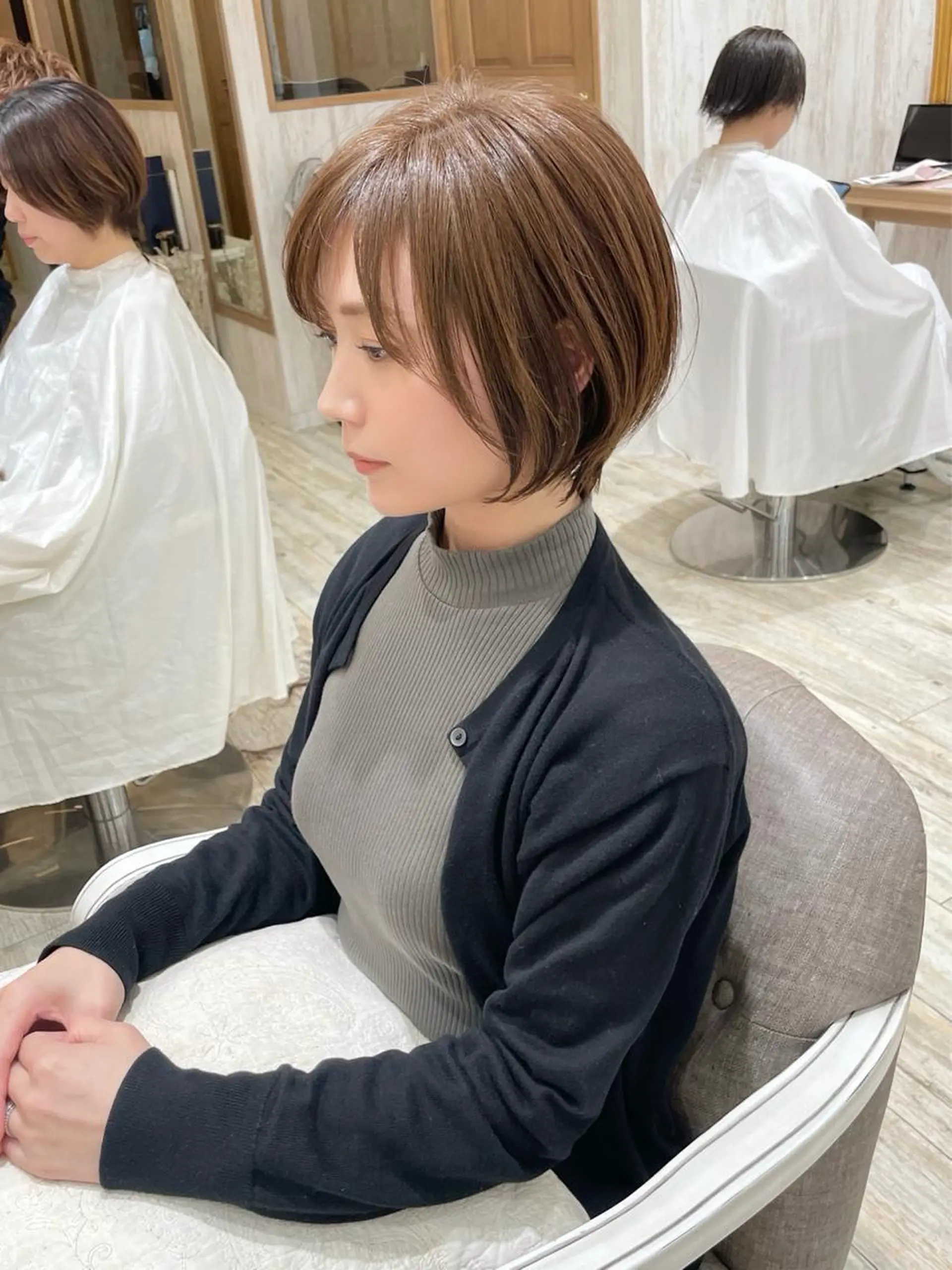 ショート 小野 明日香のヘアスタイル