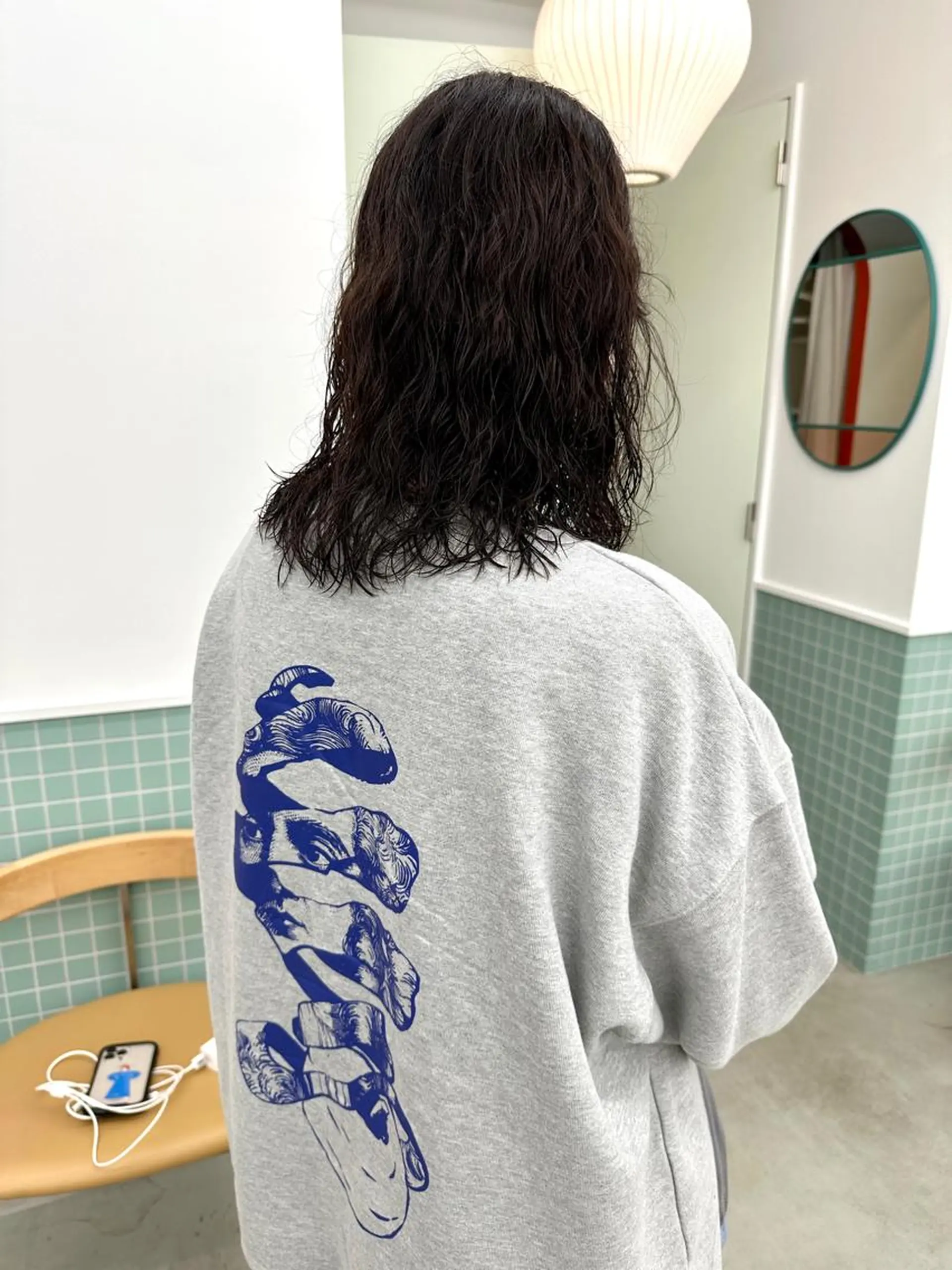 ミディアム パーマ ミディアムパーマ くせ毛 カット パーマ トリートメント ボブ/レイヤー/ケア パーマ/リュウタのヘアスタイル