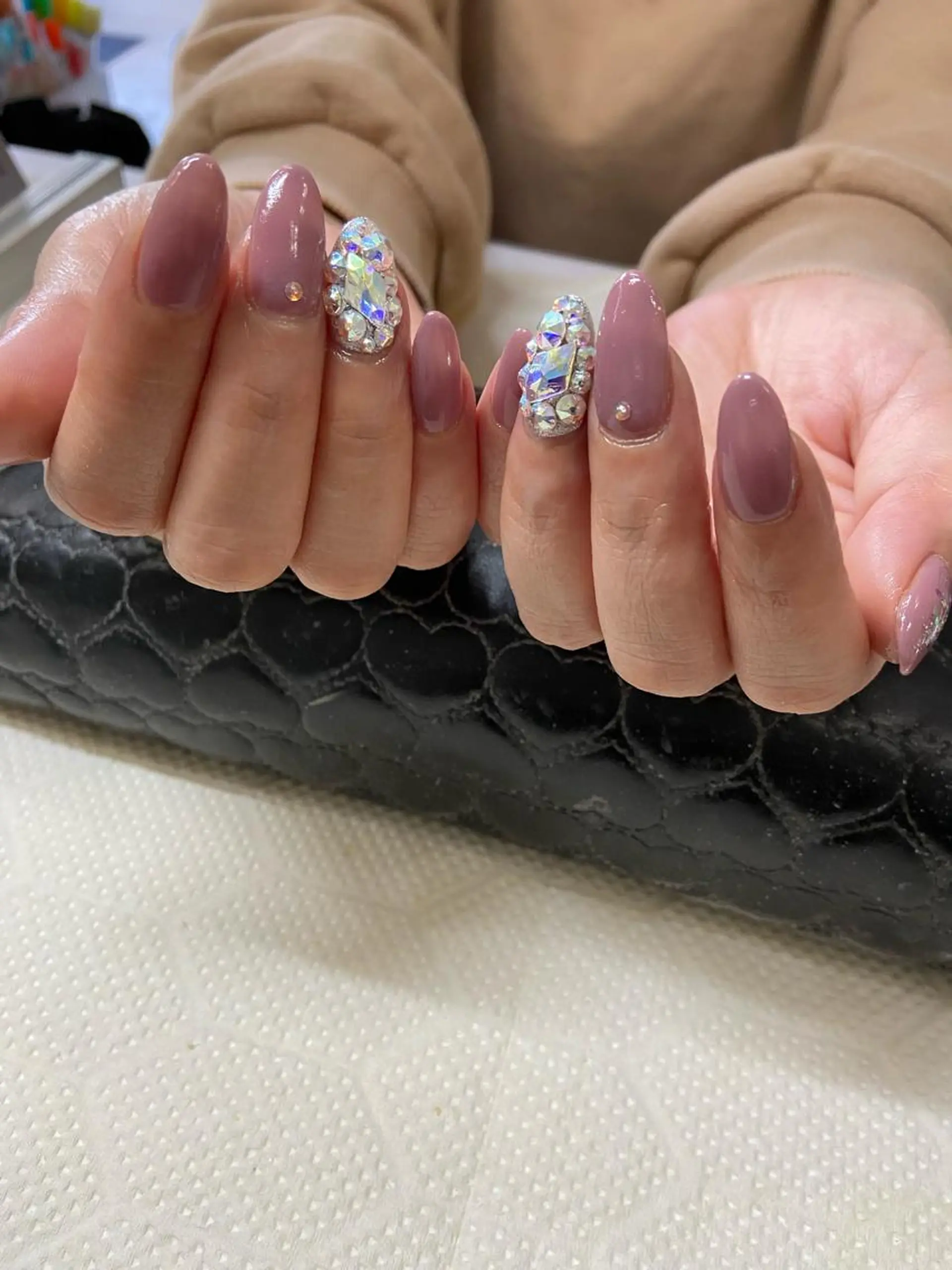 ネイル キラキラネイル ワンカラーネイル ハンドネイル Nail Salon MUSEのネイルデザイン