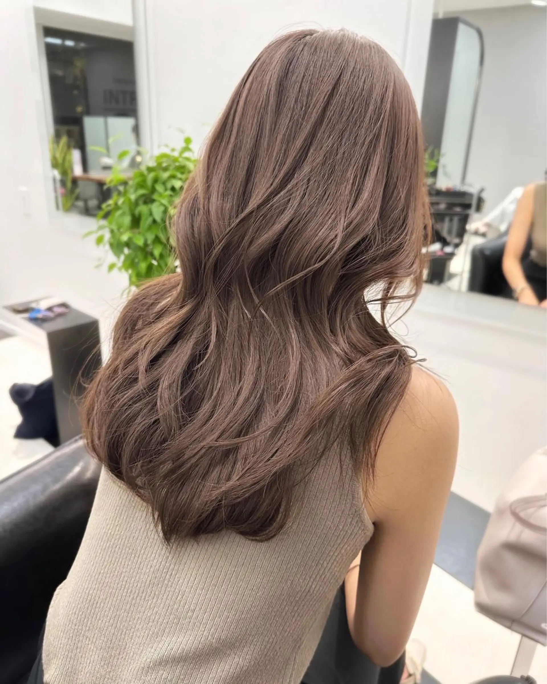 ミディアム カラー 韓国ヘア 店長NEGIのヘアスタイル