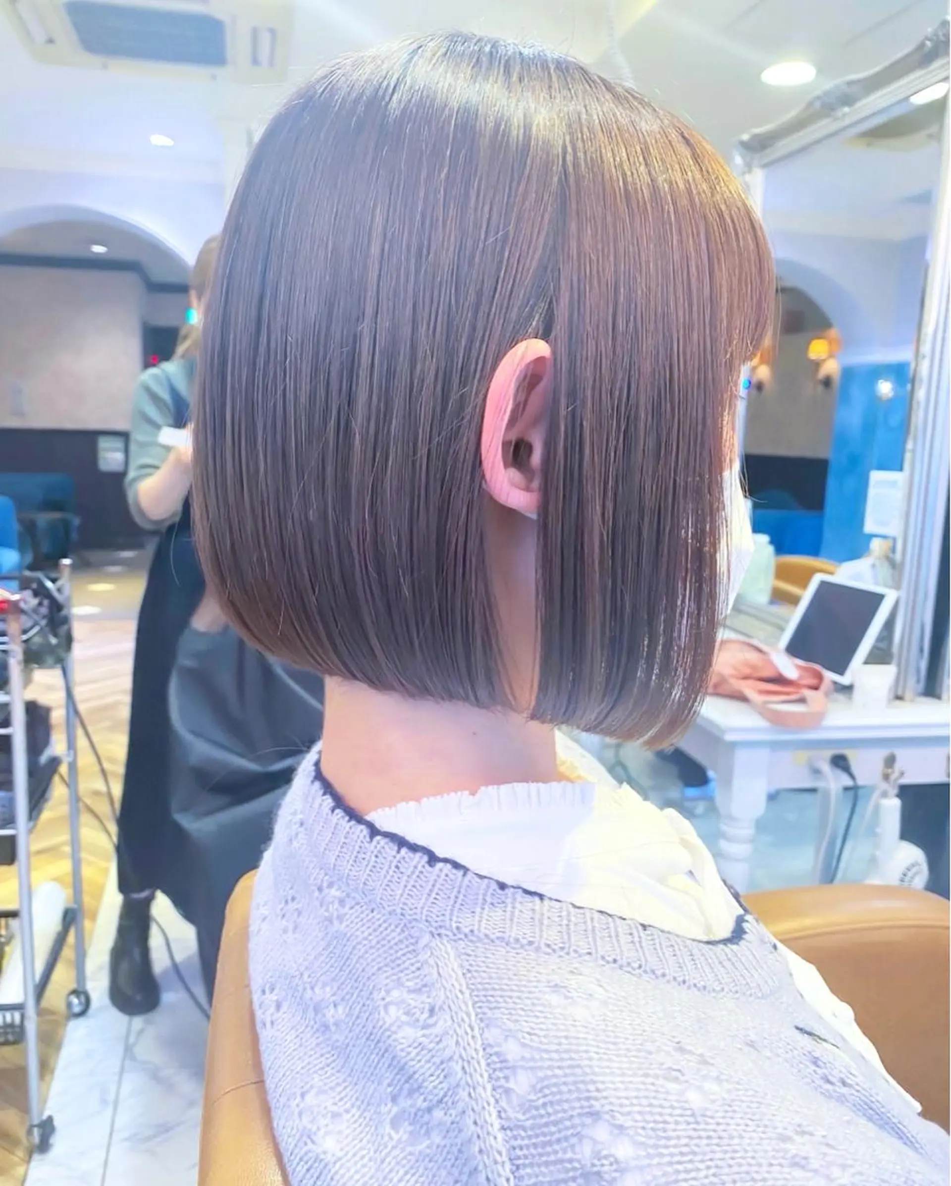 ショート ボブ ♥️ボブ韓国風ヘア ♥️久保田夢美のヘアスタイル