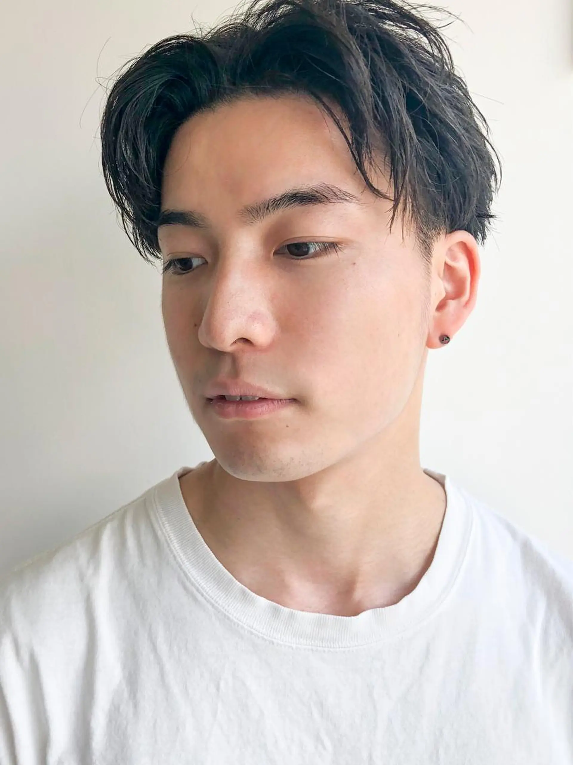 メンズ センターパート カット 渋谷メンズカット/ 工藤靖也のヘアスタイル