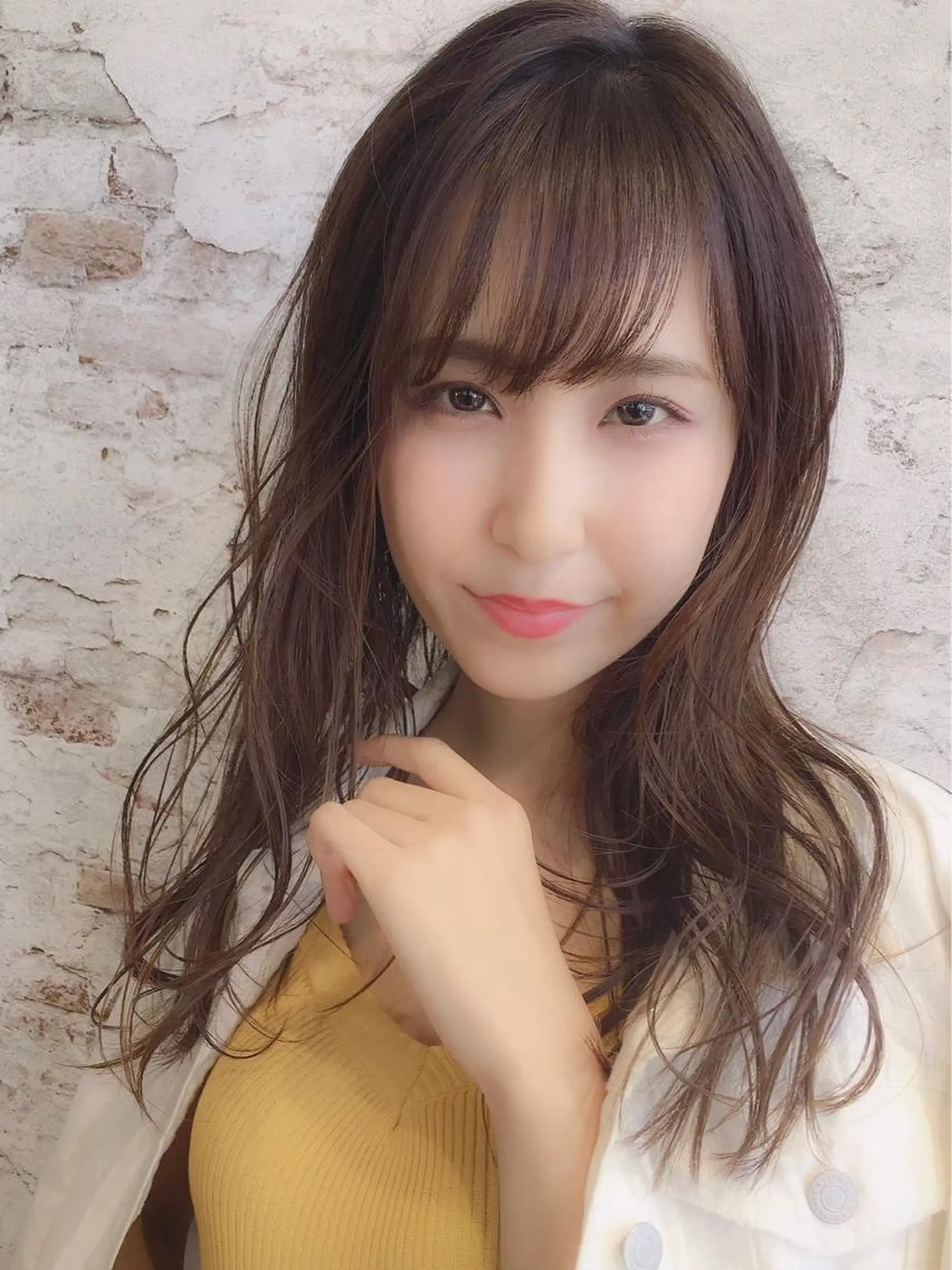 セミロング カラー ヘアアレンジ Watai 艶髪 當間 大知のヘアスタイル