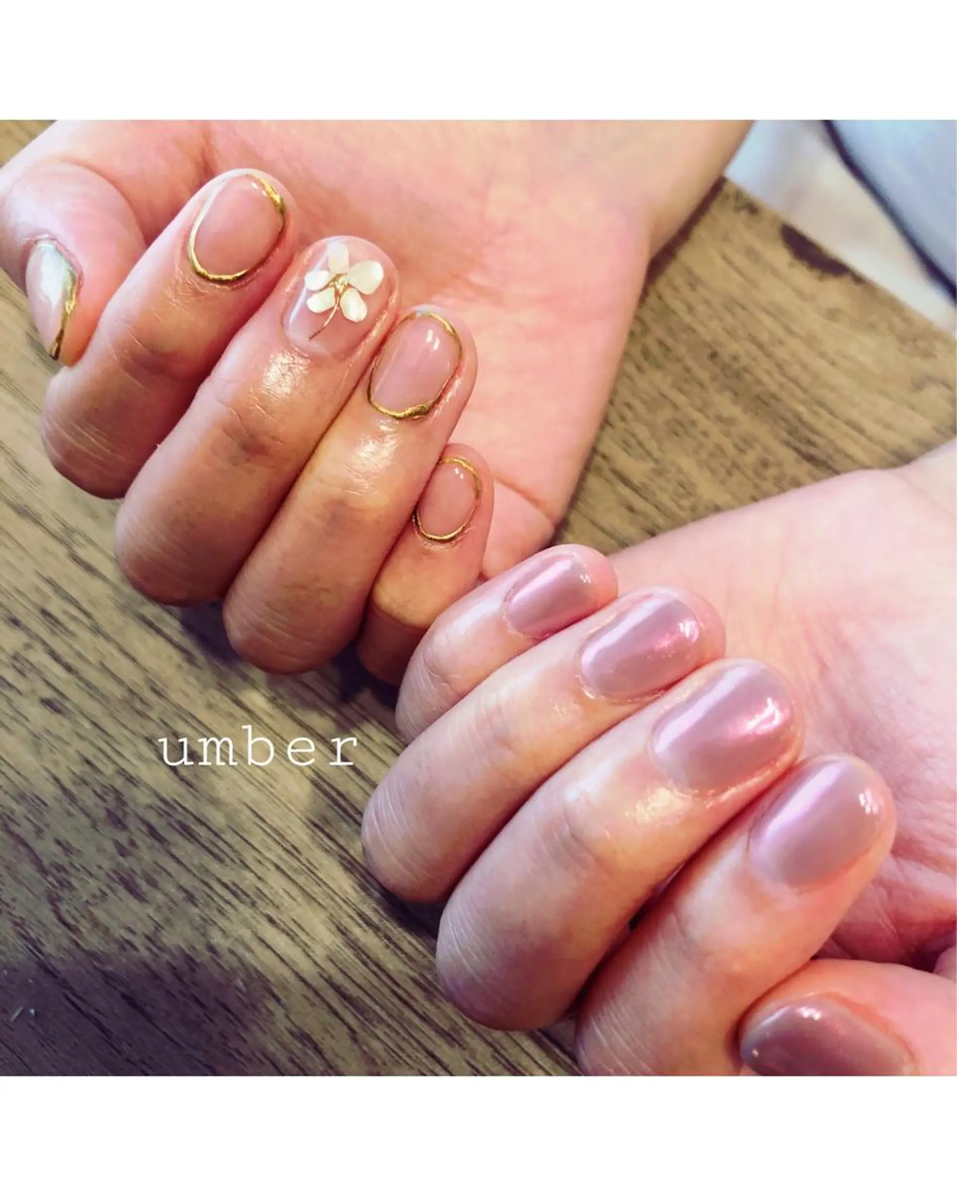 ネイル アートネイル クリアネイル フットネイル マグネットネイル メンズネイル ハンドネイル umber 三茶1分のネイルデザイン