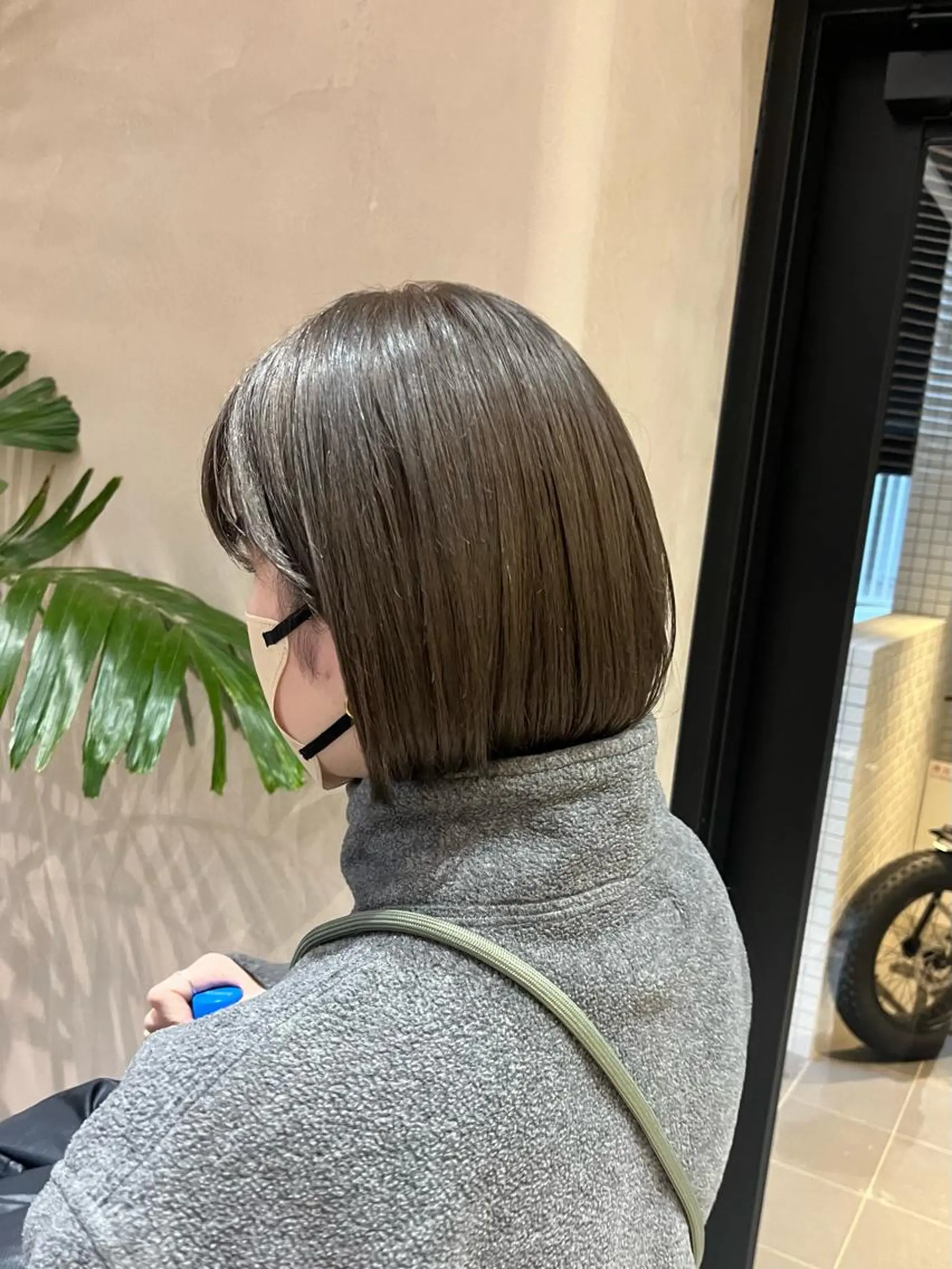 ショート カラー グレージュ オリーブグレージュ オリーブグレー ボブ 渋谷/メンズ特化/ 女子ウケ/FUKAのヘアスタイル