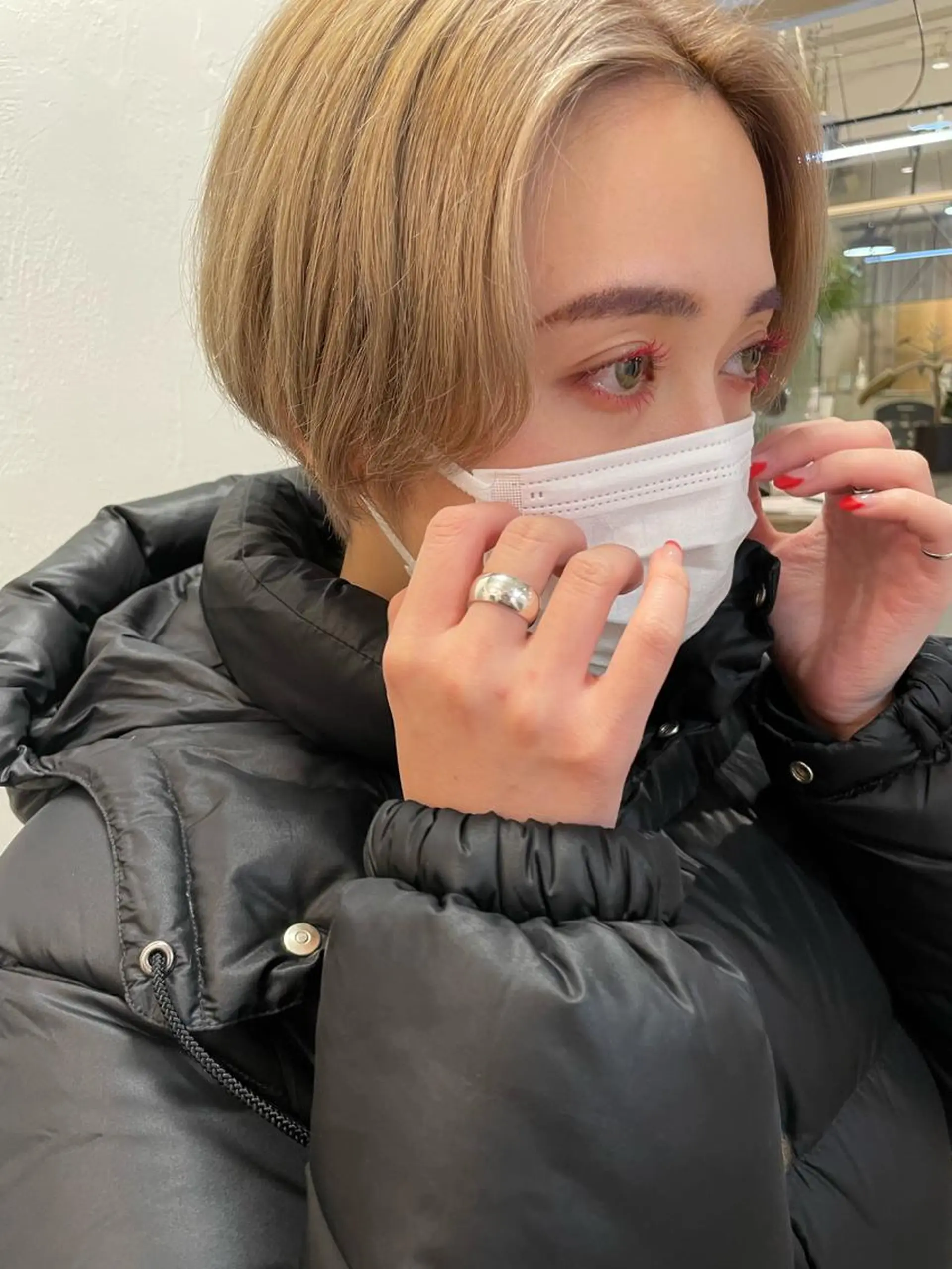 ショート 小顔レイヤー×コンパ クトボブ/林隆平のヘアスタイル