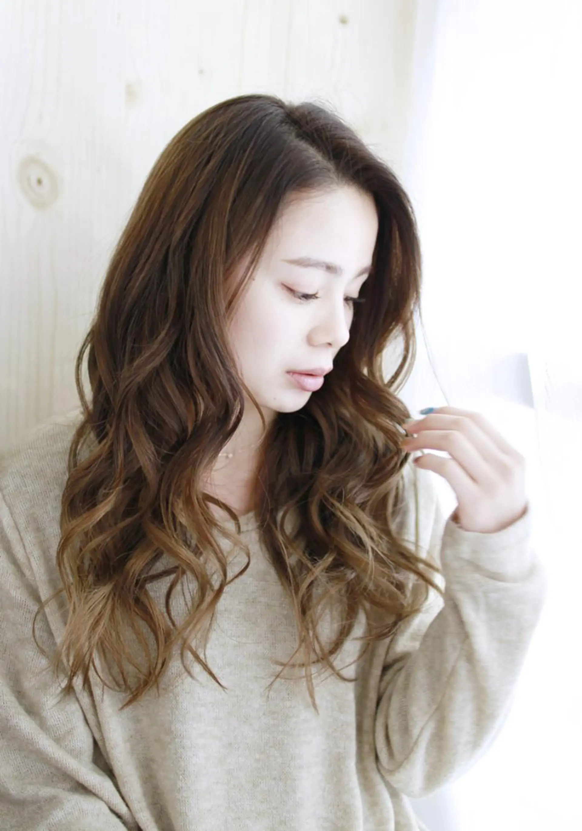 セミロング カラー パーマ 🌼🍀elu高 橋康太郎🍀🌼のヘアスタイル