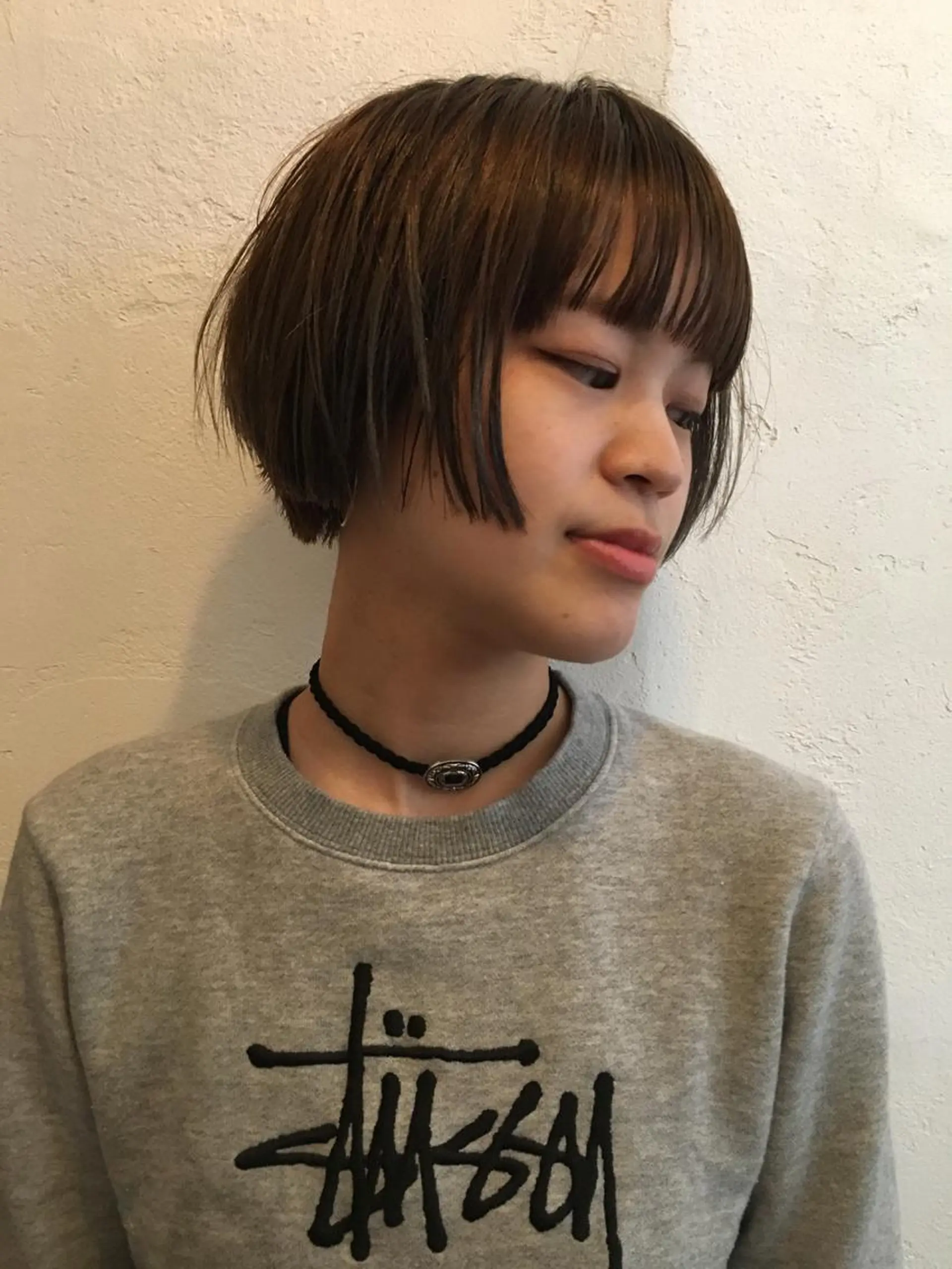 ショート カラー ショートボブ ボブ ショートヘア MAEDA MADOKAのヘアスタイル