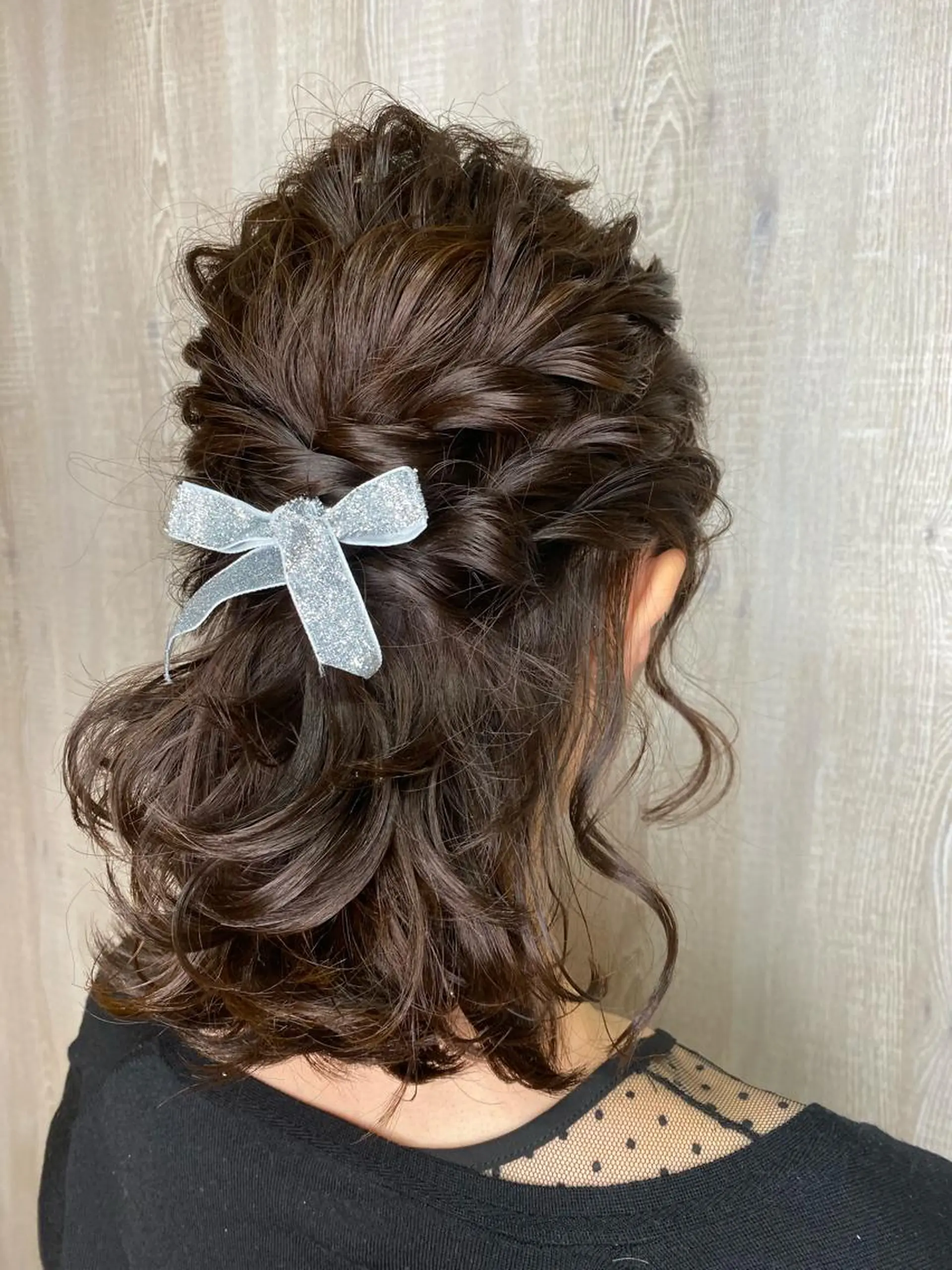 ミディアム ヘアアレンジ 結婚式・ブライダル 卒業式のヘアスタイル 🦋Oasis RINA 🦋のヘアスタイル