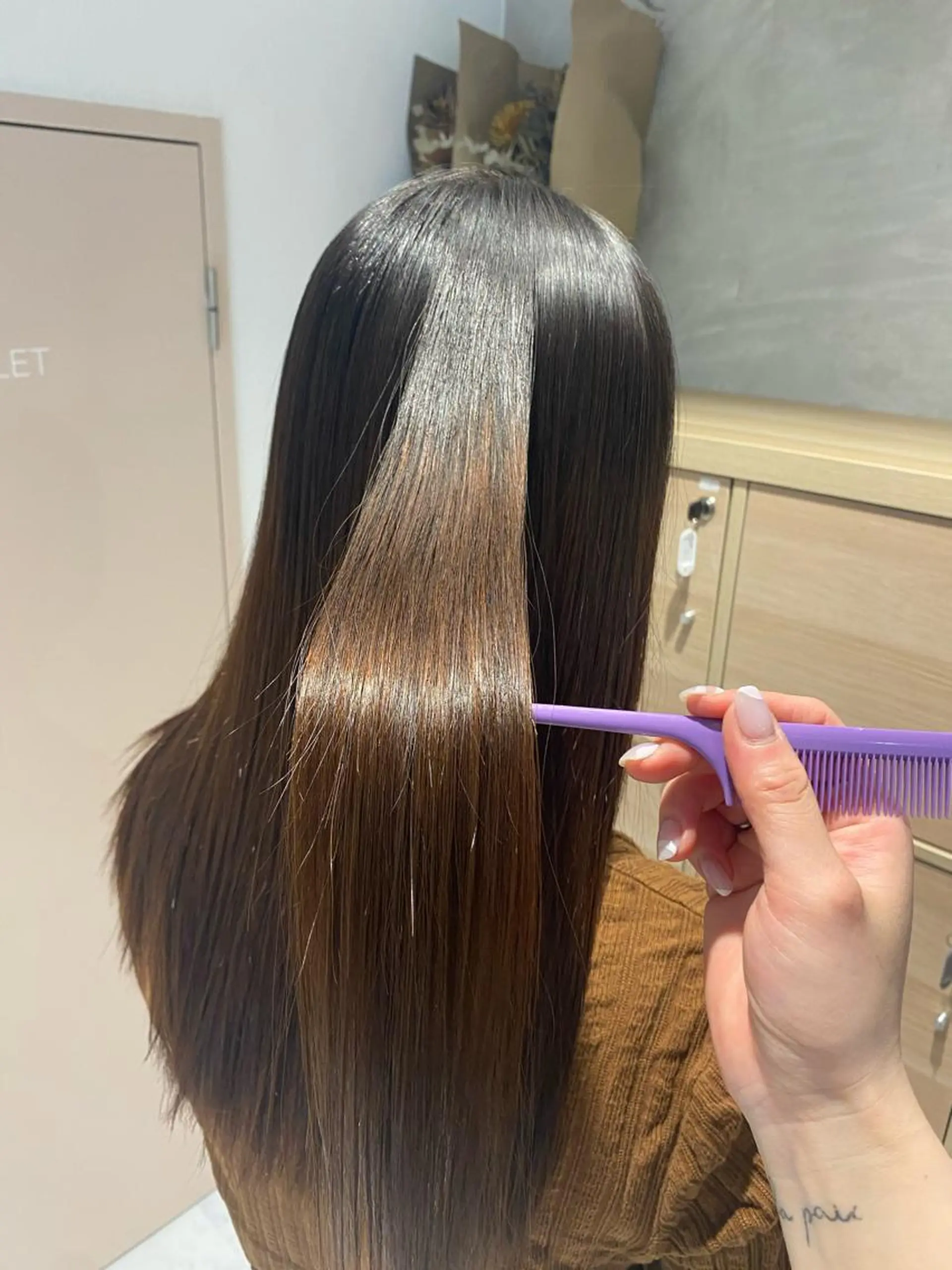 ロング パーマ カット 縮毛矯正 TELA HAIR 石岡♡ａｉｋａのヘアスタイル