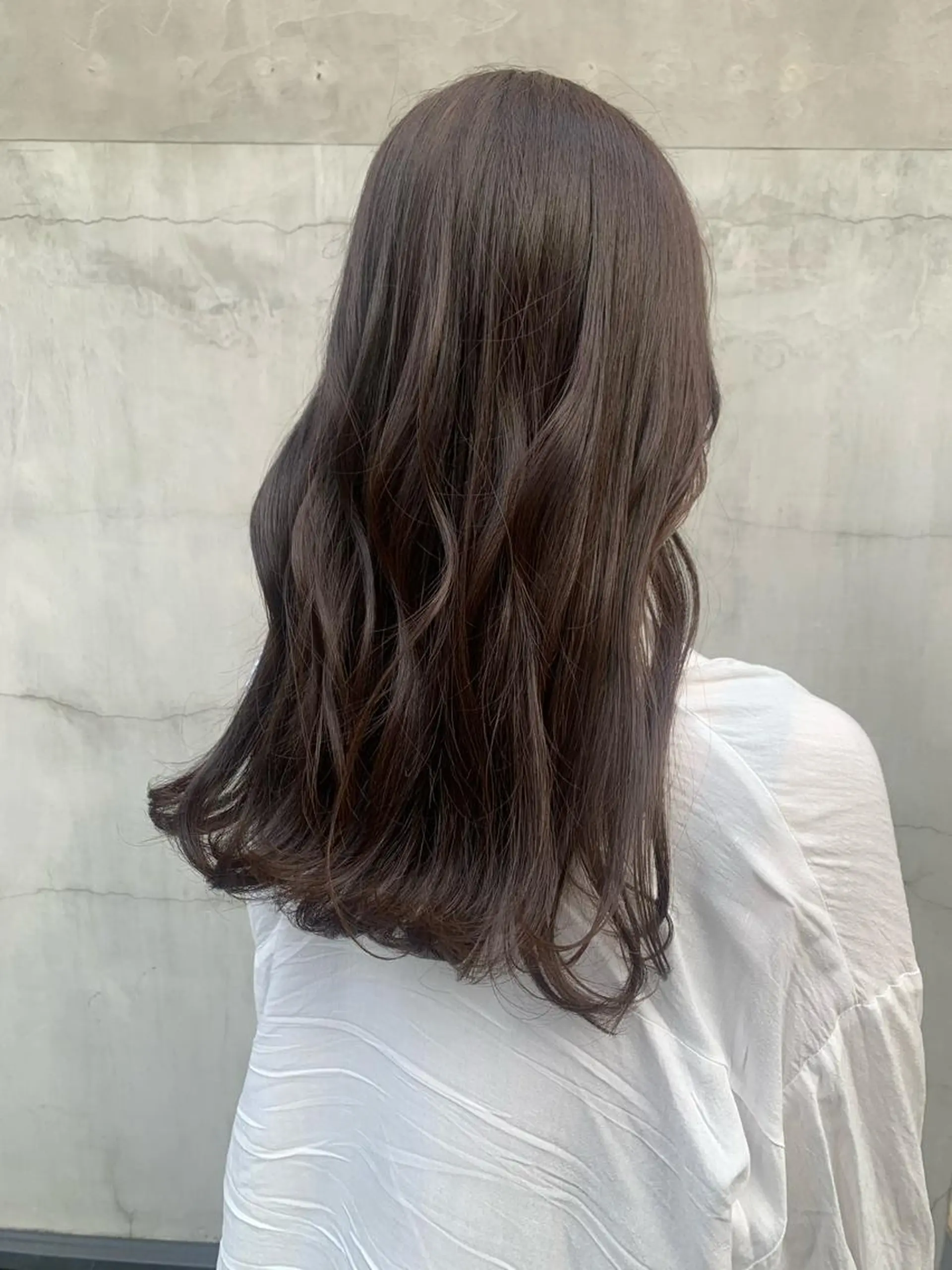 セミロング カラー ヘアアレンジ カット ヘアカラー トリートメント yuka .のヘアスタイル