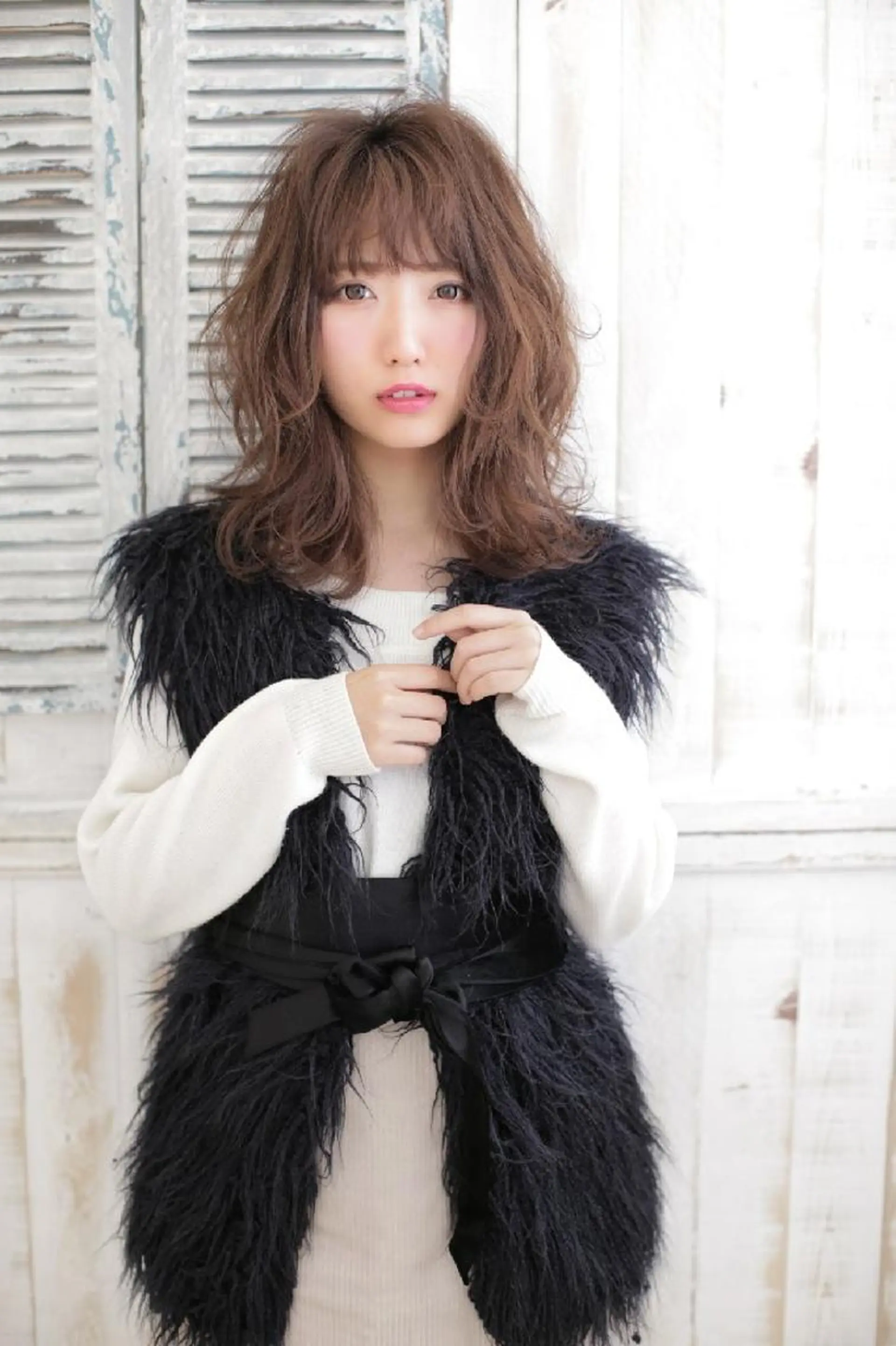 ミディアム カラー パーマ レイヤーカット カット ヘアカラー トリートメント MODE K´s eau髪質改善特化のヘアスタイル