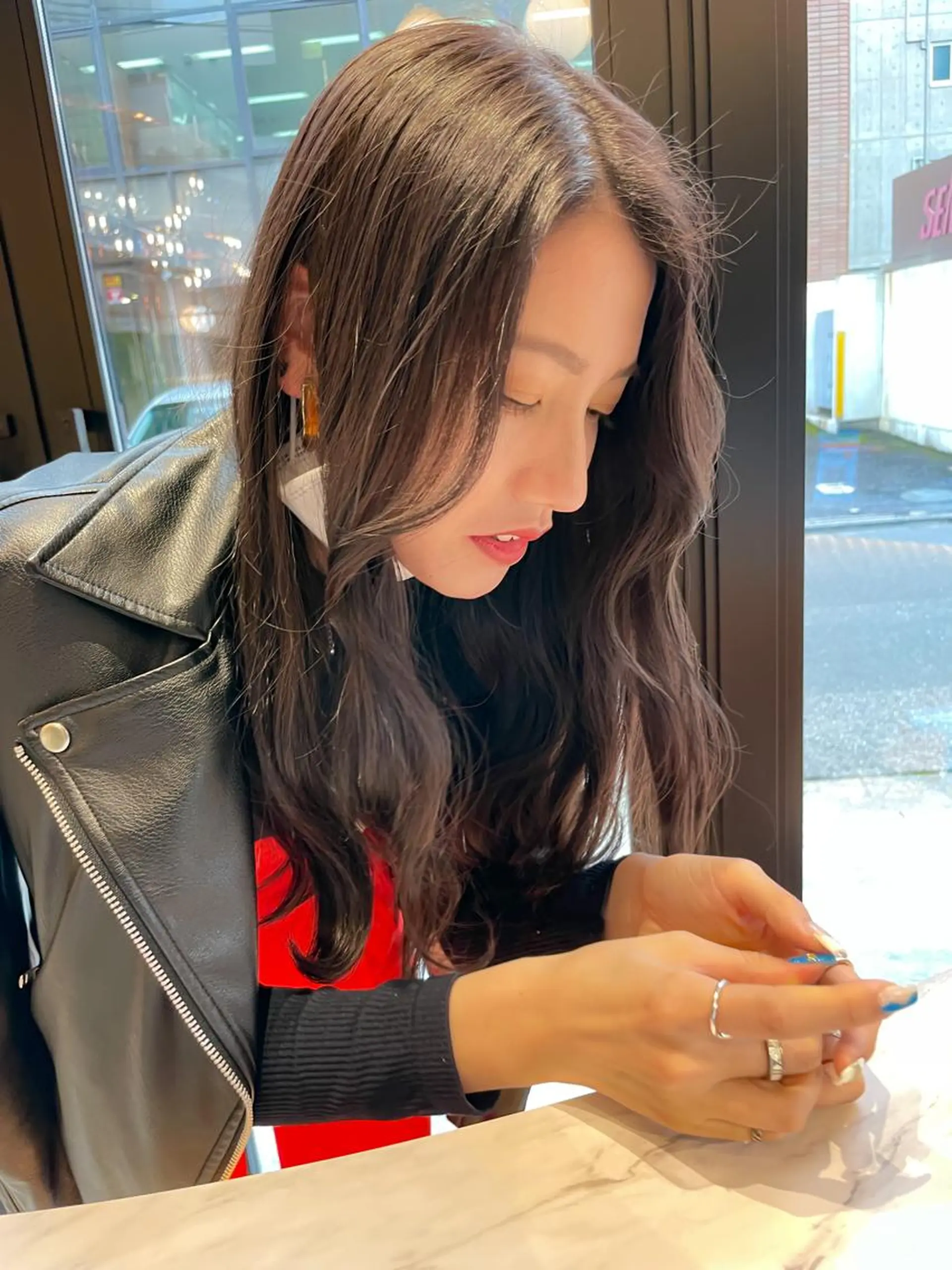 ロング カラー レイヤー/韓国ヘア 縮毛矯正🫧鈴木颯のヘアスタイル
