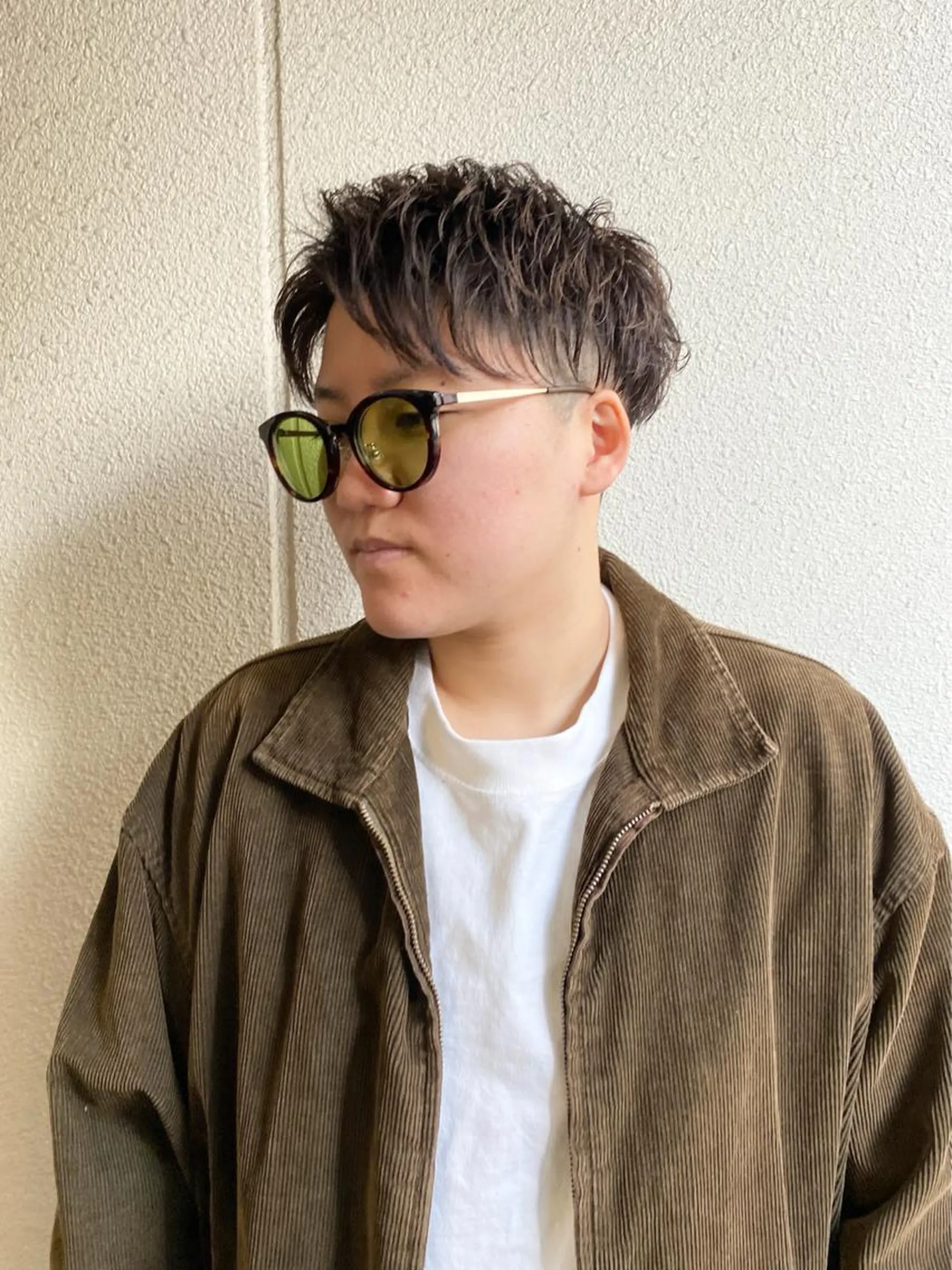 ショート カラー メンズ ボブ/髪質改善/ レイヤー/池澤慎人のヘアスタイル