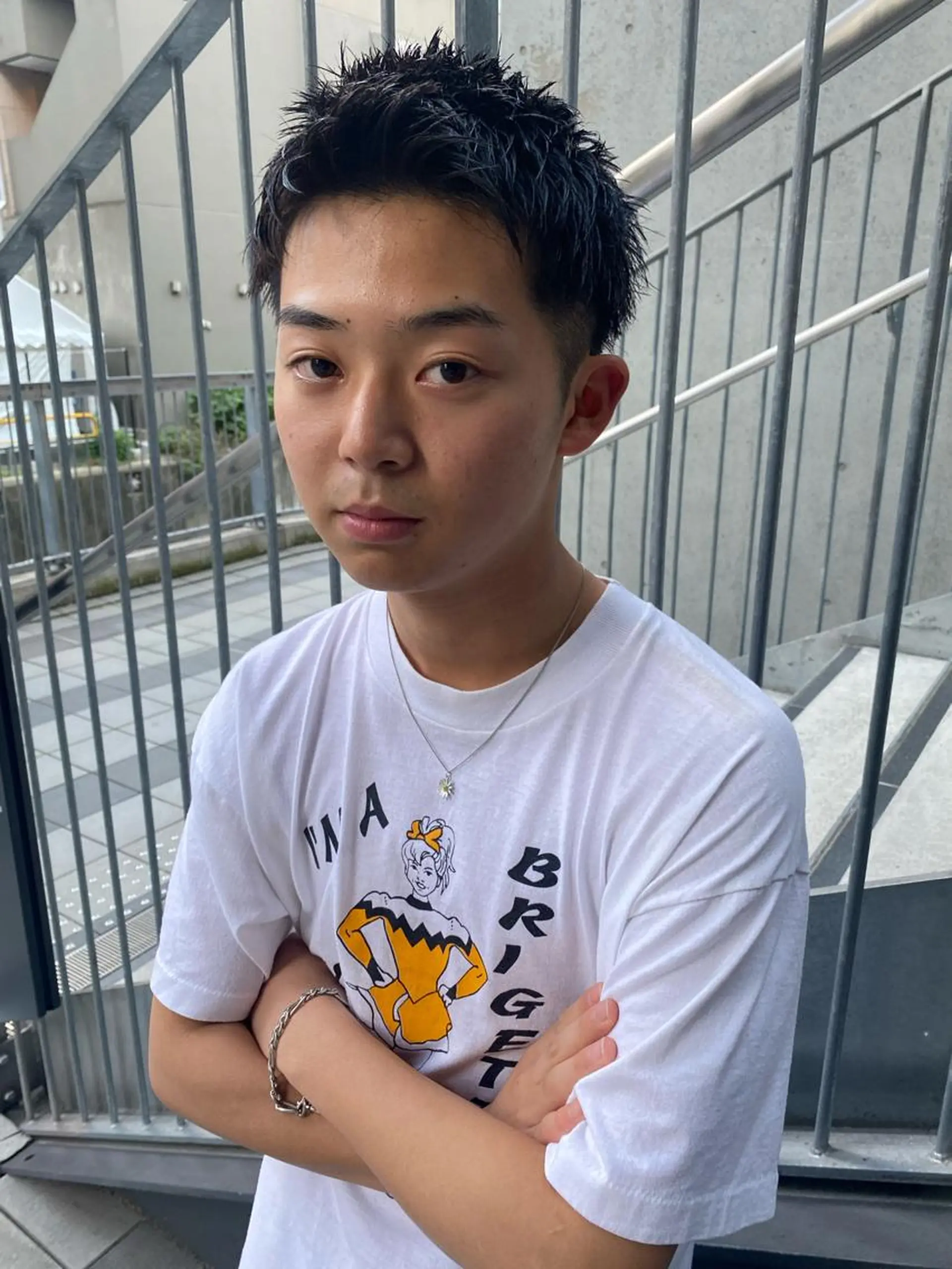 ショート メンズ メンズブリーチ メンズハイライト メンズインナーカラー メンズパーマ プードルパーマ カット 💈メンズ短髪特化 ✂︎伊藤大輝💈のヘアスタイル