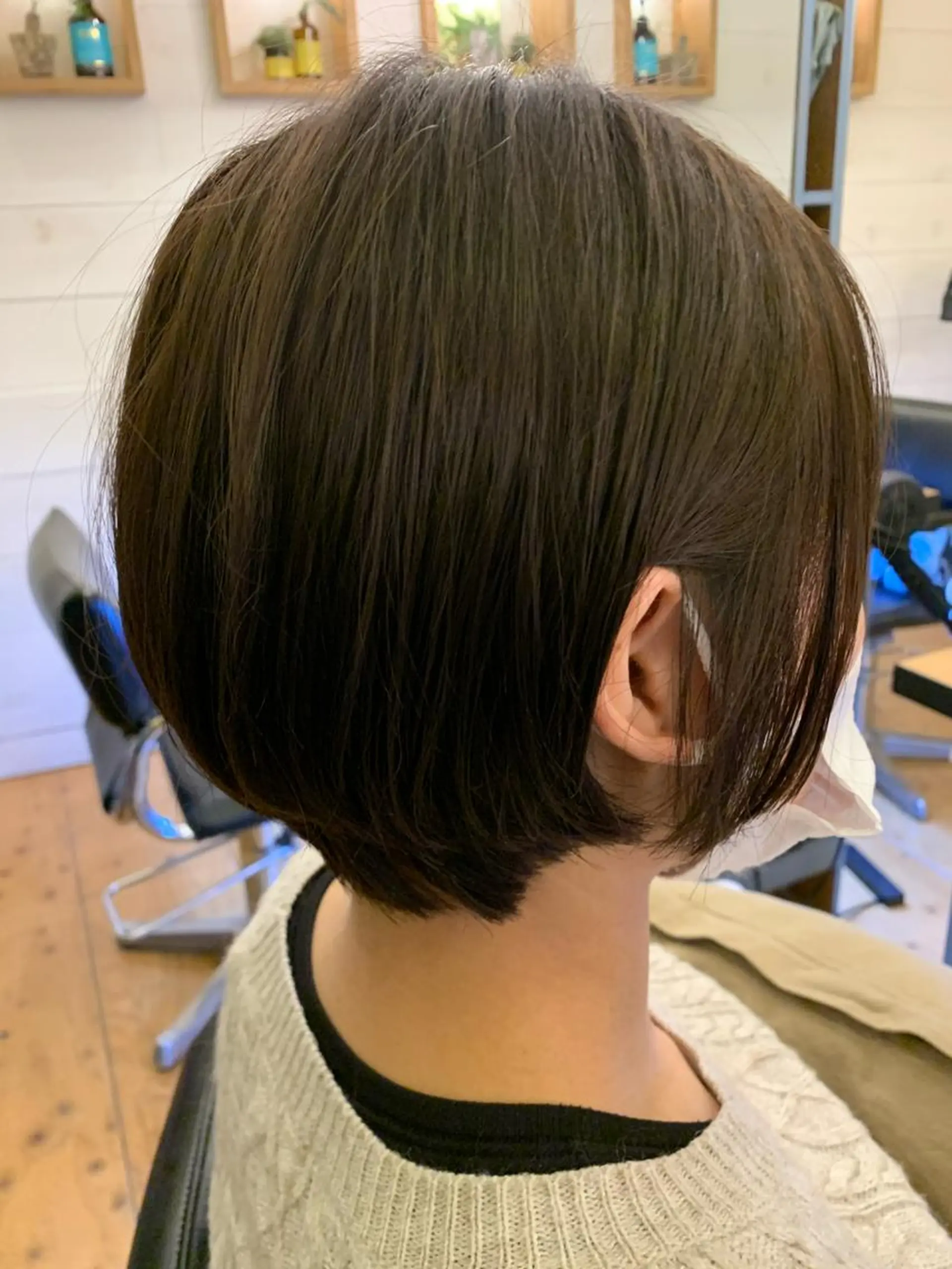 ショート カラー アッシュ Lagom なかだのヘアスタイル