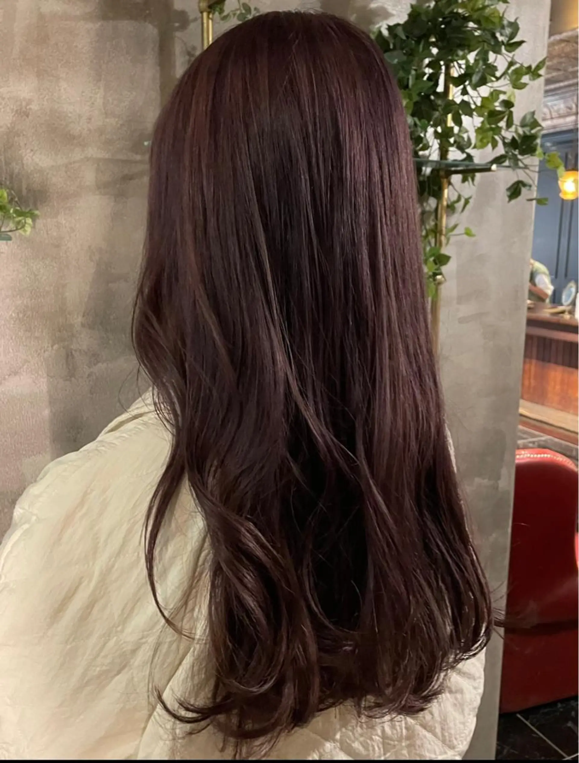 セミロング カラー ブラウンカラー ローズカラー ローズブラウン 🦋透明感カラー /ケアブリーチ🦋のヘアスタイル