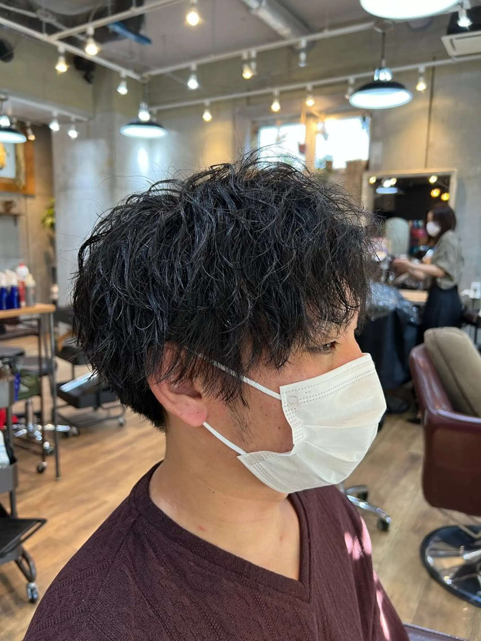 パーマ メンズ 高橋 竜也のヘアスタイル