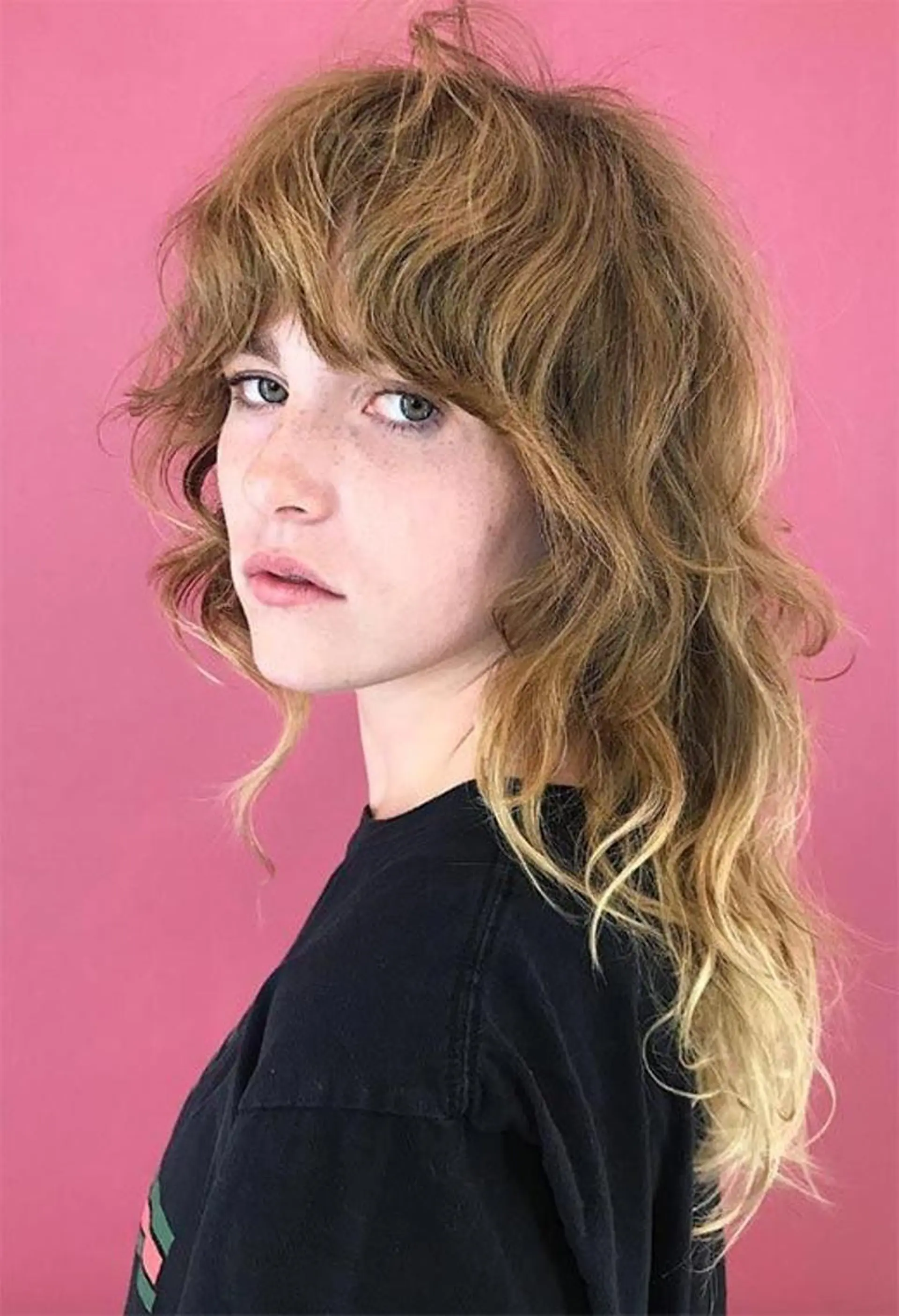 ミディアム ri saのヘアスタイル