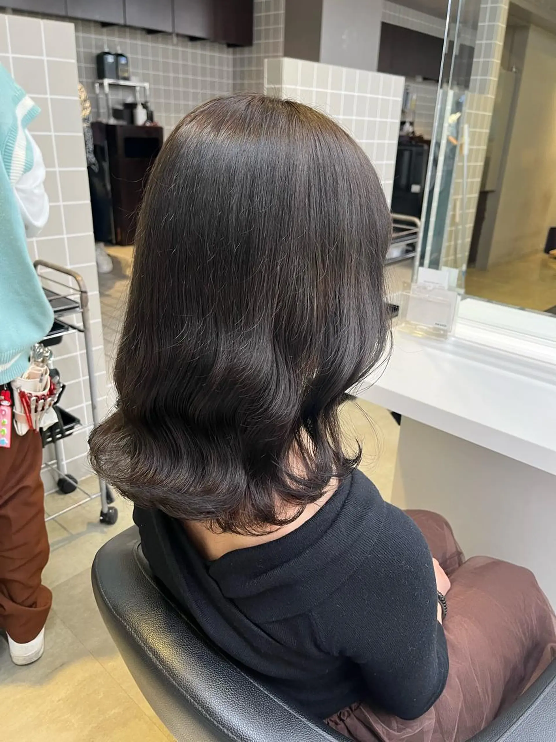 ミディアム 寒色＆ブリーチ特化 寒色MiOのヘアスタイル