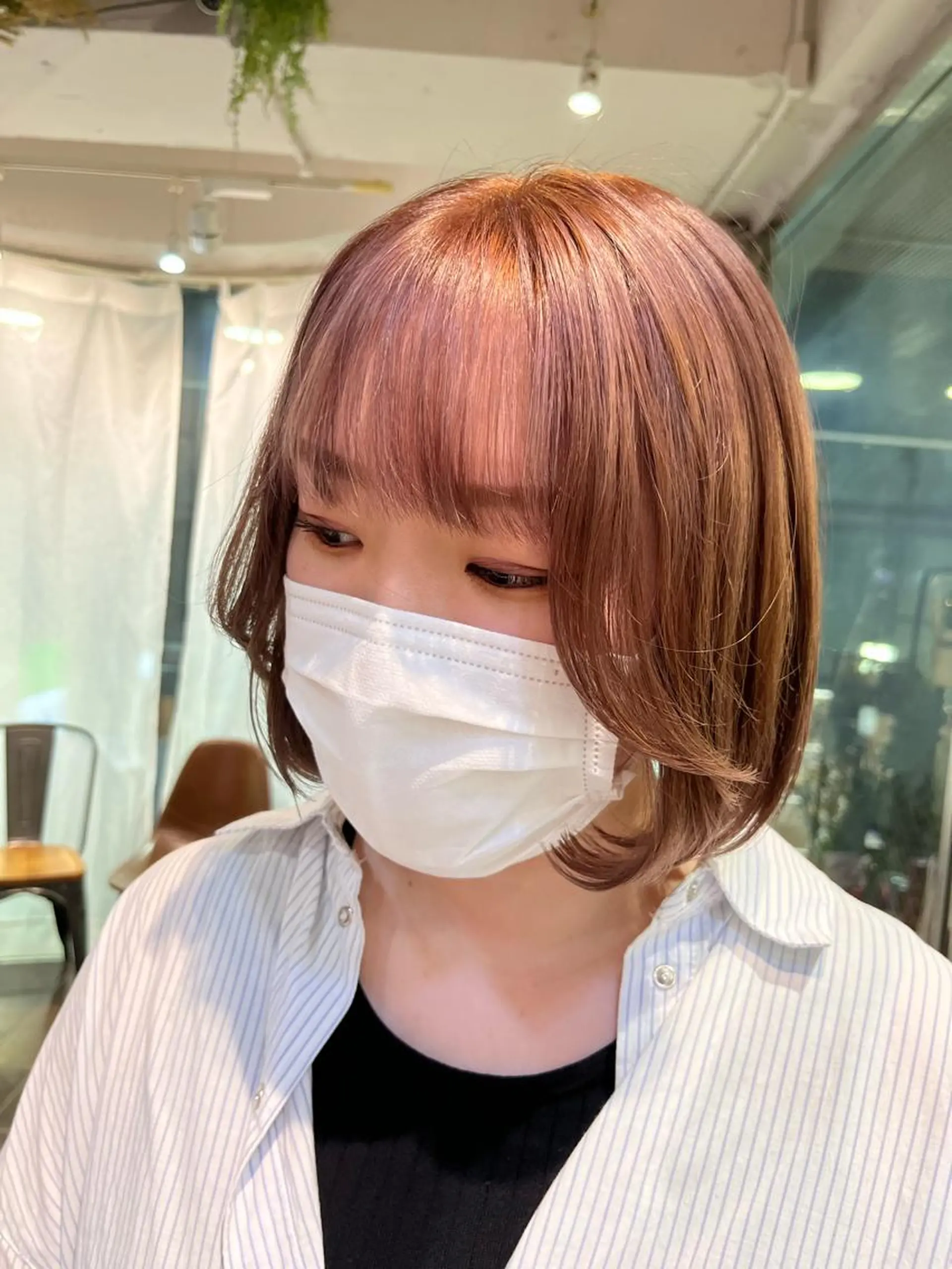 ショート カラー 💖デザインカラー/ タダ ハナカ💖のヘアスタイル