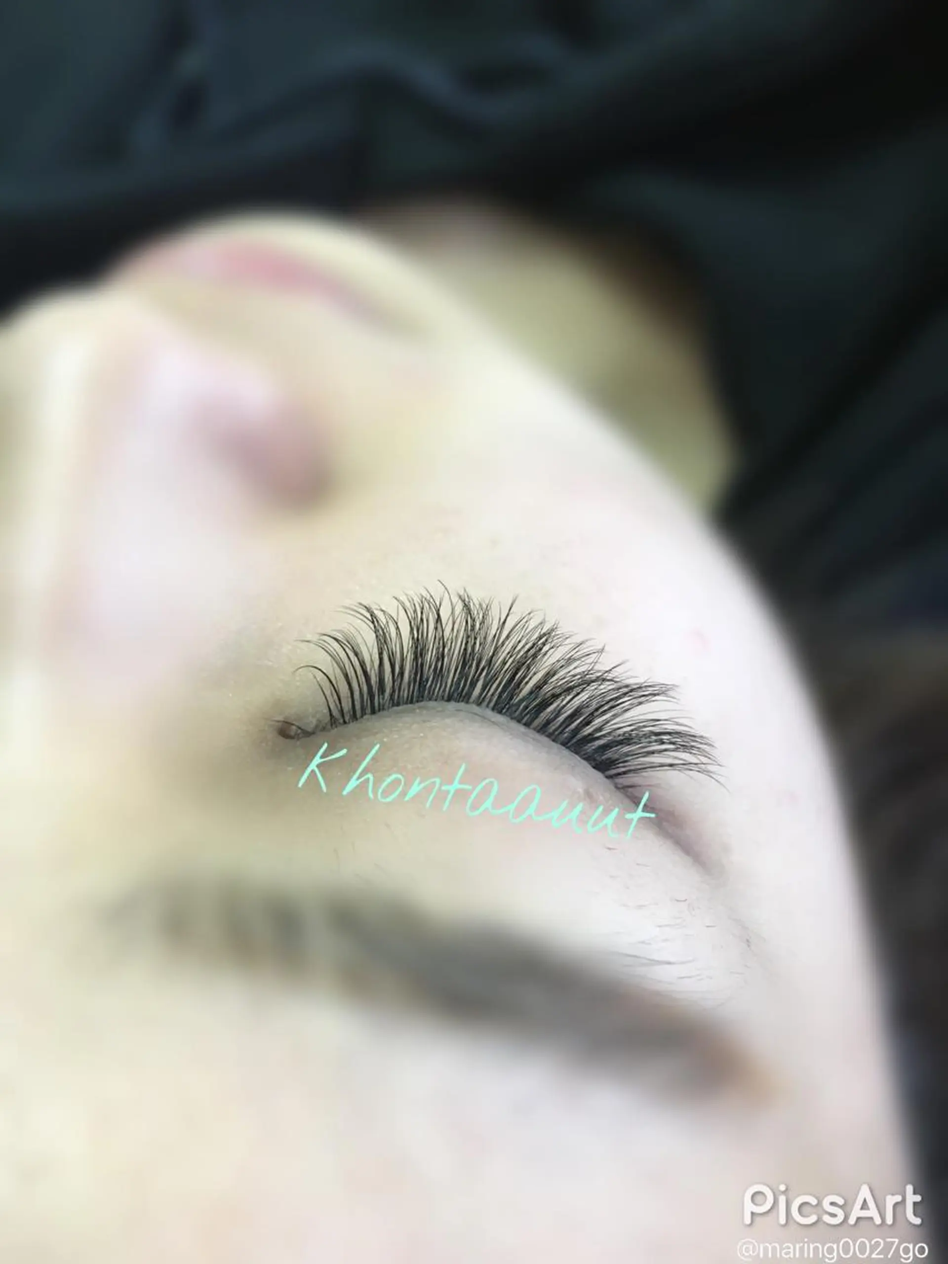 マツエク・マツパ Cカール 目尻長め ボリュームラッシュ マツエク khontaauut mariのマツエク・マツパデザイン