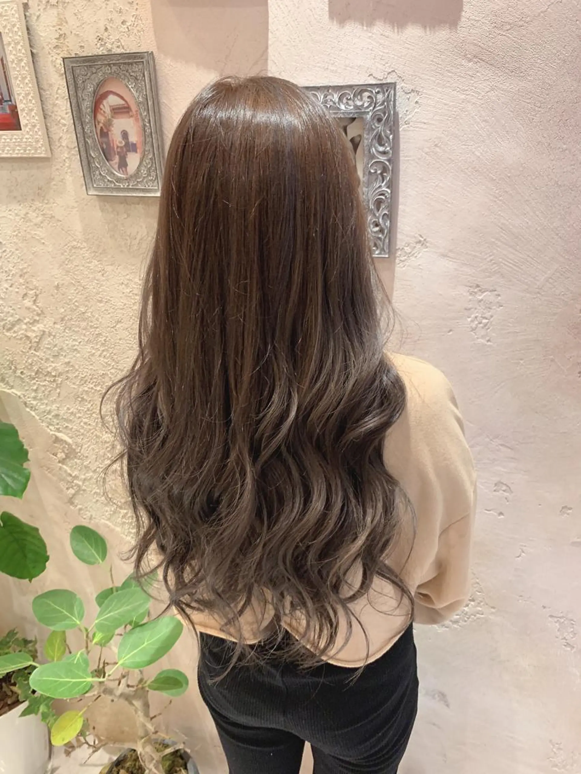 ロング カラー レイヤーカット/ 顔周り 五島巨幹のヘアスタイル