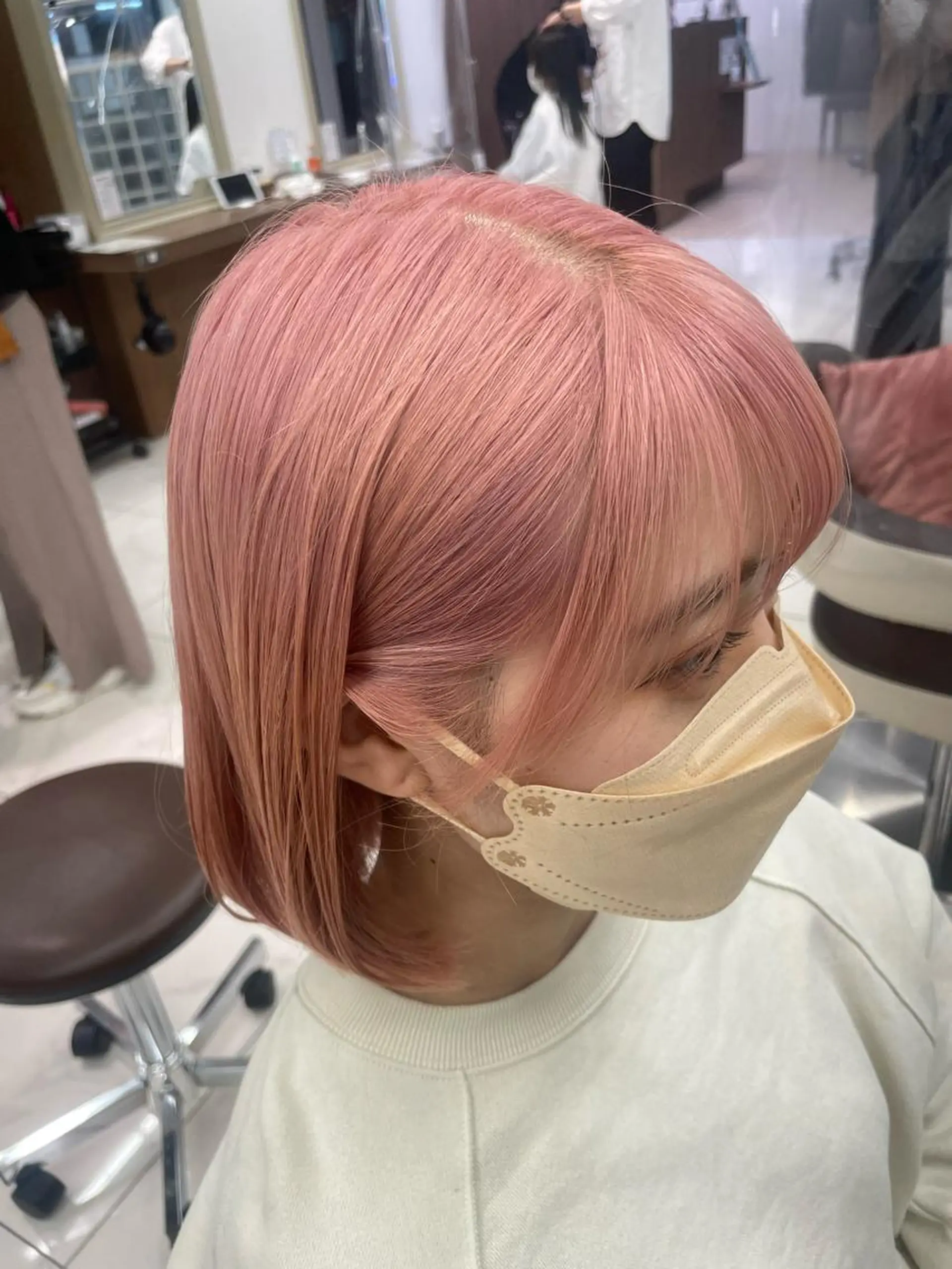 ミディアム カラー ヘアカラー 福島成美/髪質改善 縮毛矯正/カラーのヘアスタイル