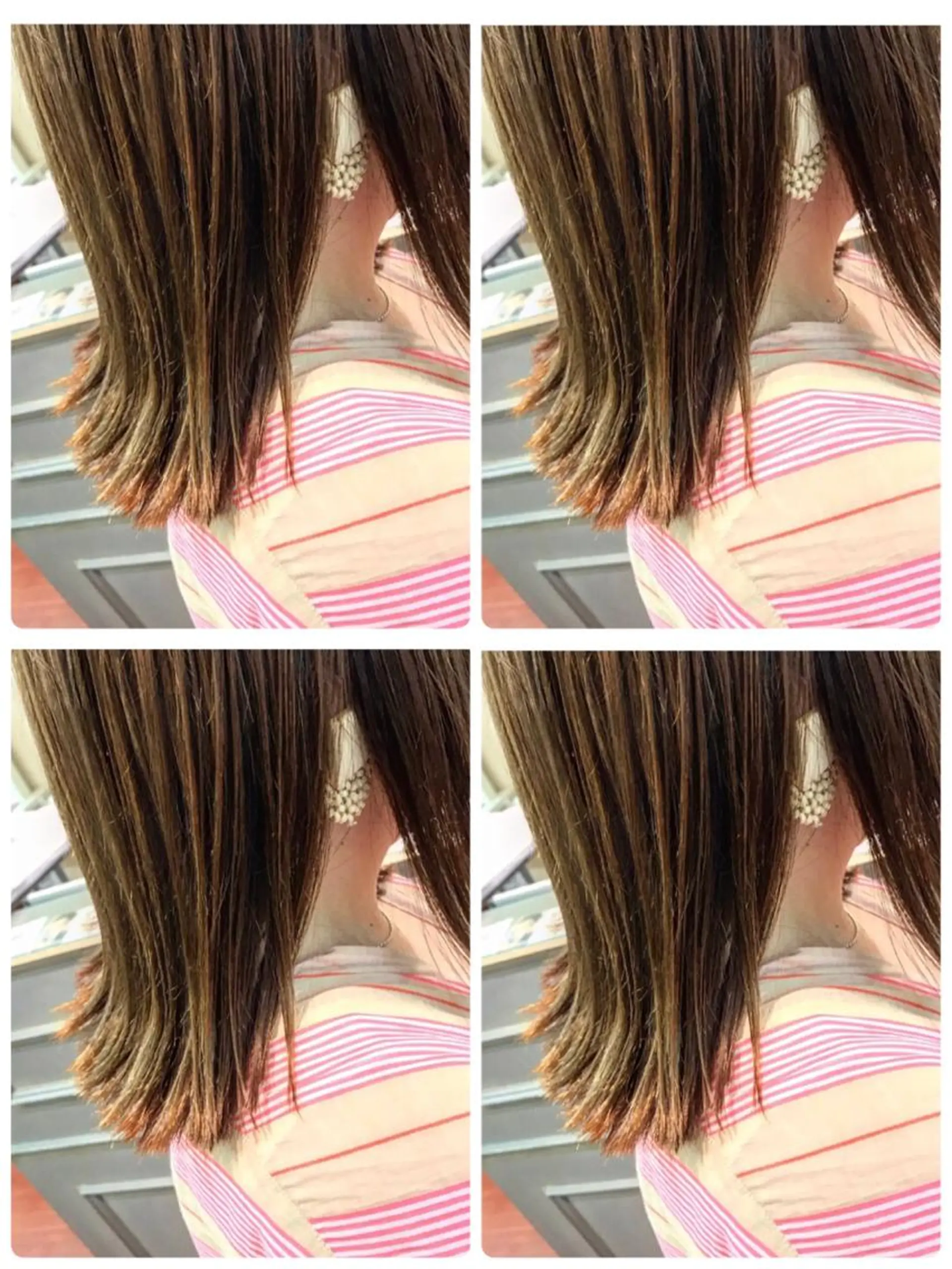 ミディアム カラー ヨシダ トオルのヘアスタイル