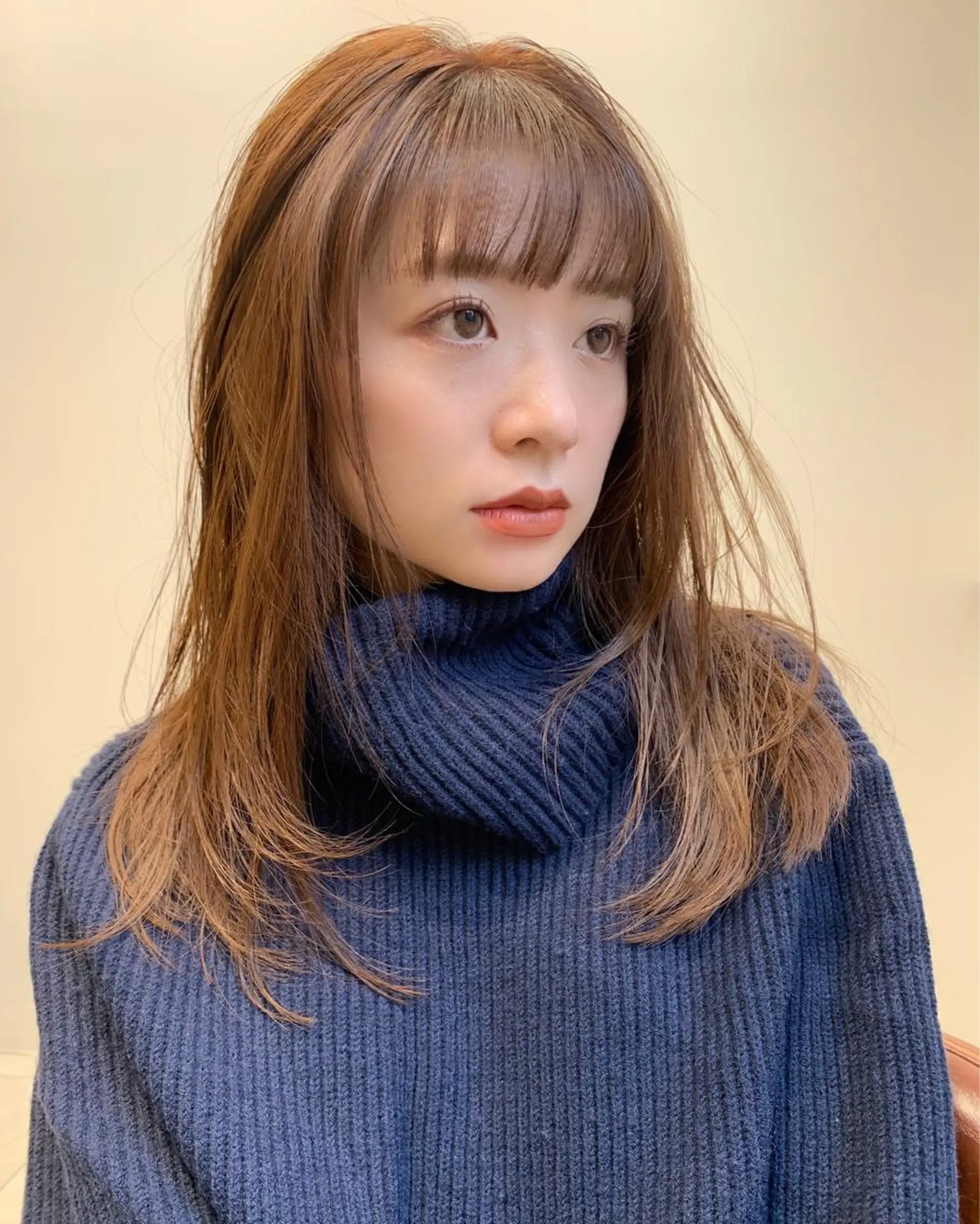 ミディアム カラー ミディアムパーマ ブリーチ ダブルカラー ハイライトカラー イルミナカラー tension 【テンション】のヘアスタイル