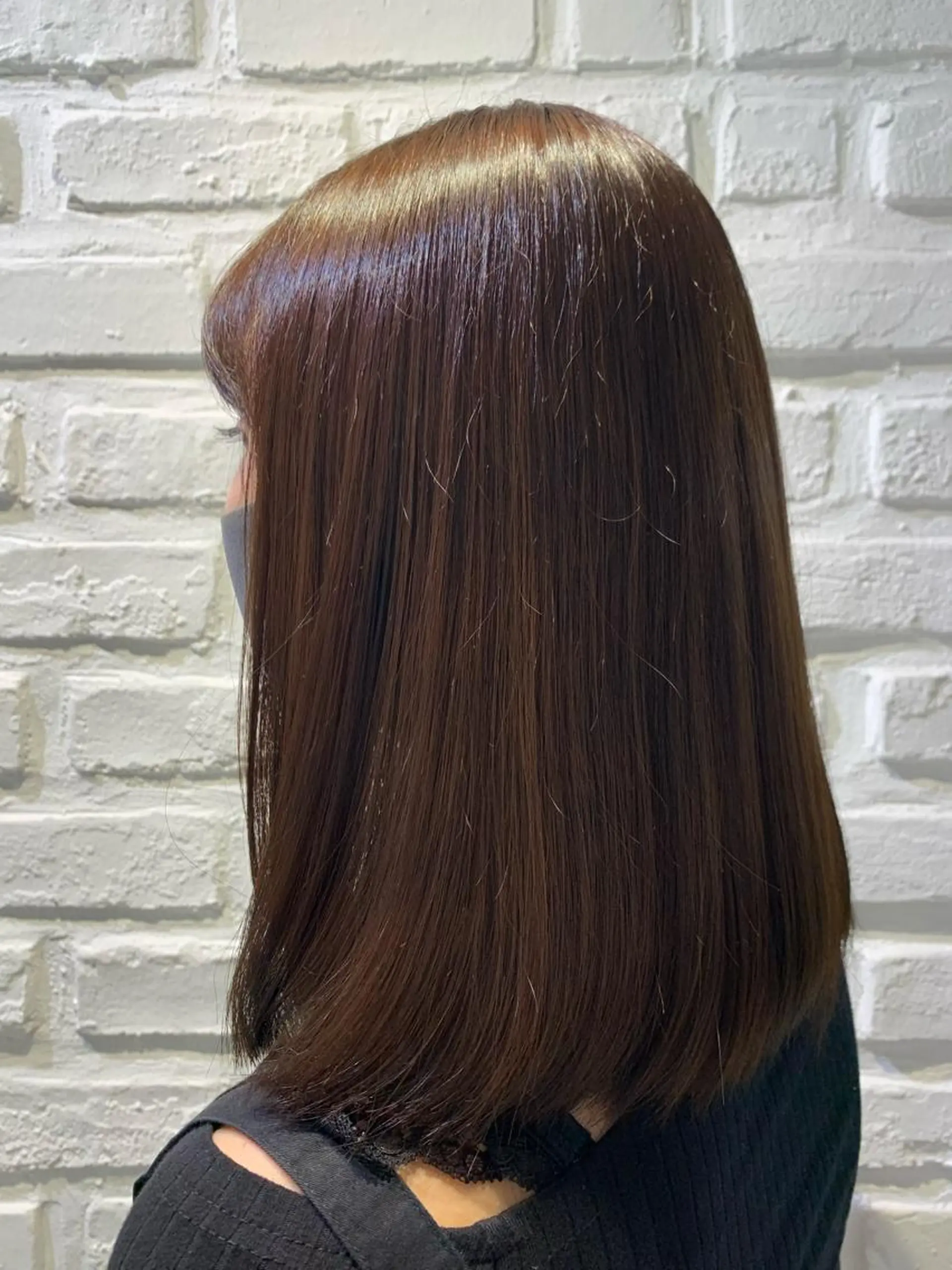 ミディアム パーマ カット 縮毛矯正 トリートメント 【メンズ縮毛矯正/ Ryokaのヘアスタイル