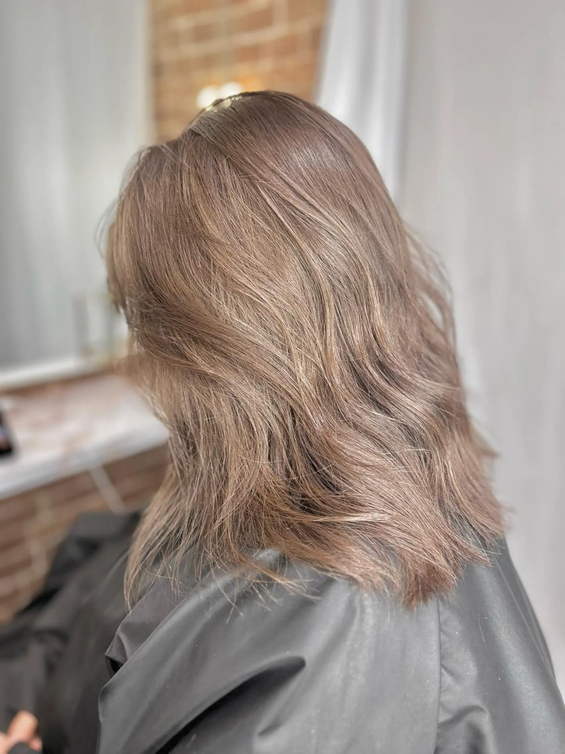 ミディアム カラー カット ヘアカラー トリートメント レイヤー/ブリーチ HIKARU ♡のヘアスタイル