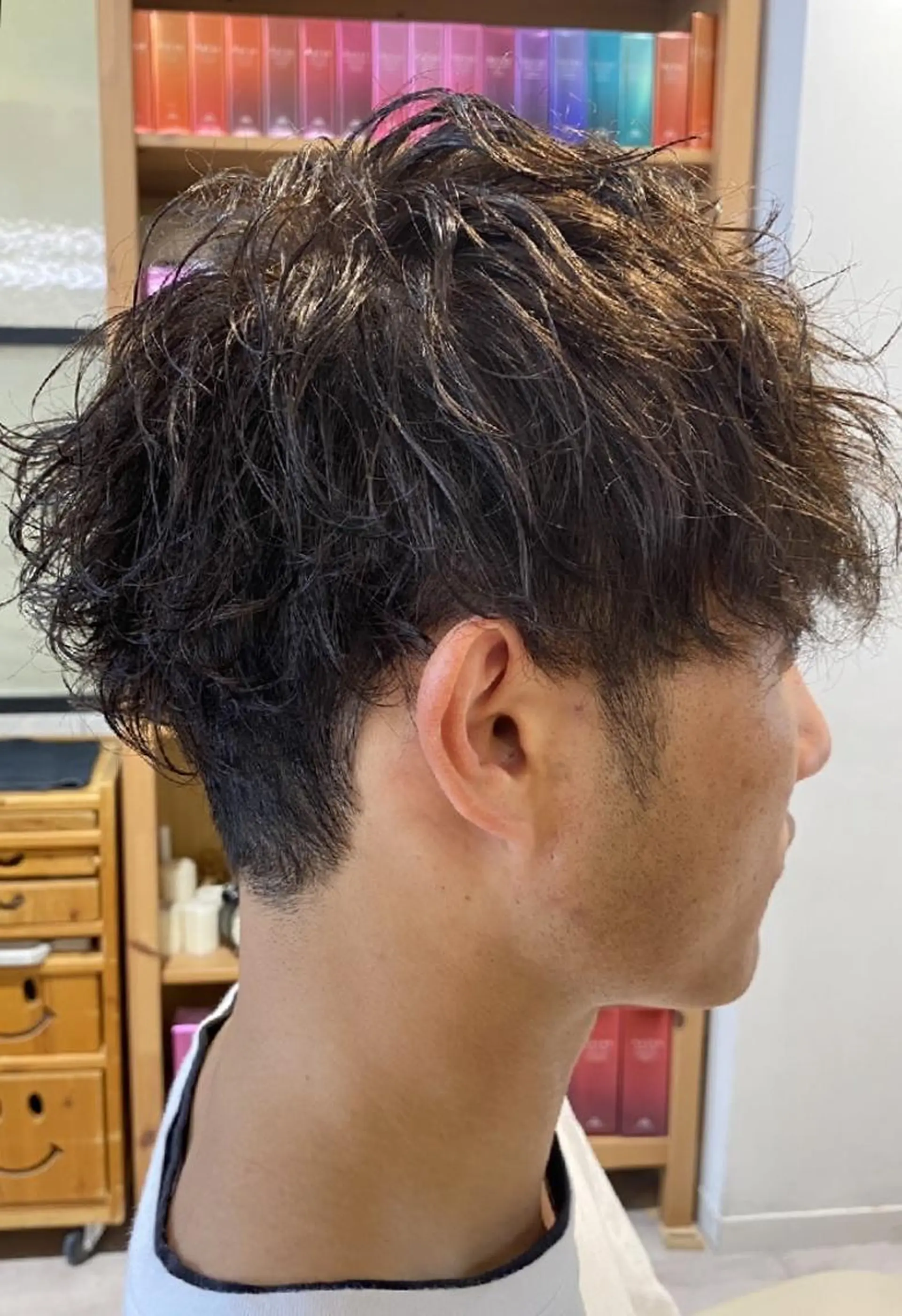 メンズ ショート パーマ メンズパーマ メンズツイストパーマ ツイストパーマ カット ヘアカラー パーマ トリートメント ﾒﾝｽﾞ＆ｼｮｰﾄ LEA山村真史のヘアスタイル