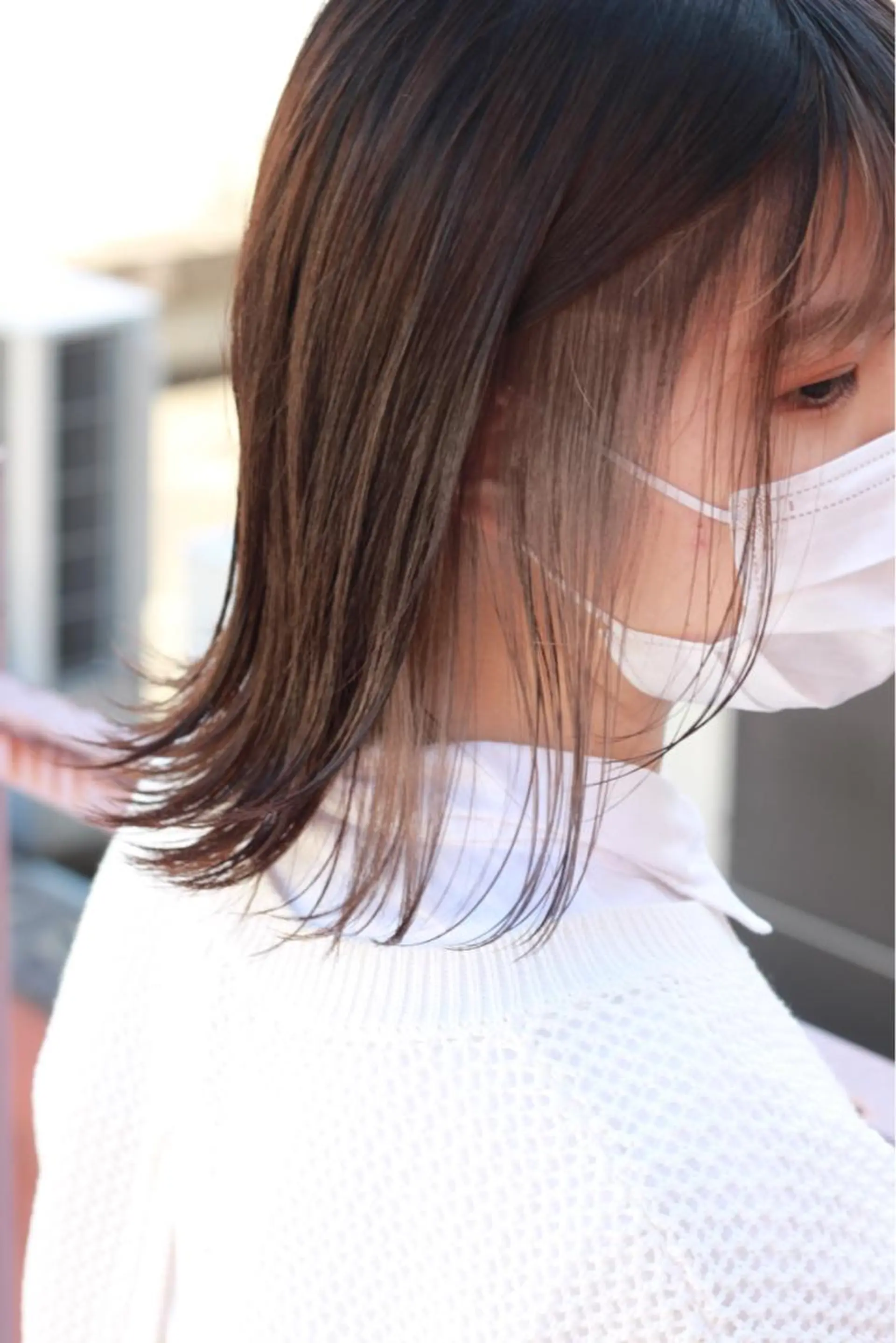 ミディアム カラー ベージュカラー インナーカラー シルバー シルバーベージュ カット ヘアカラー トリートメント Viage （ビアージュ）のヘアスタイル