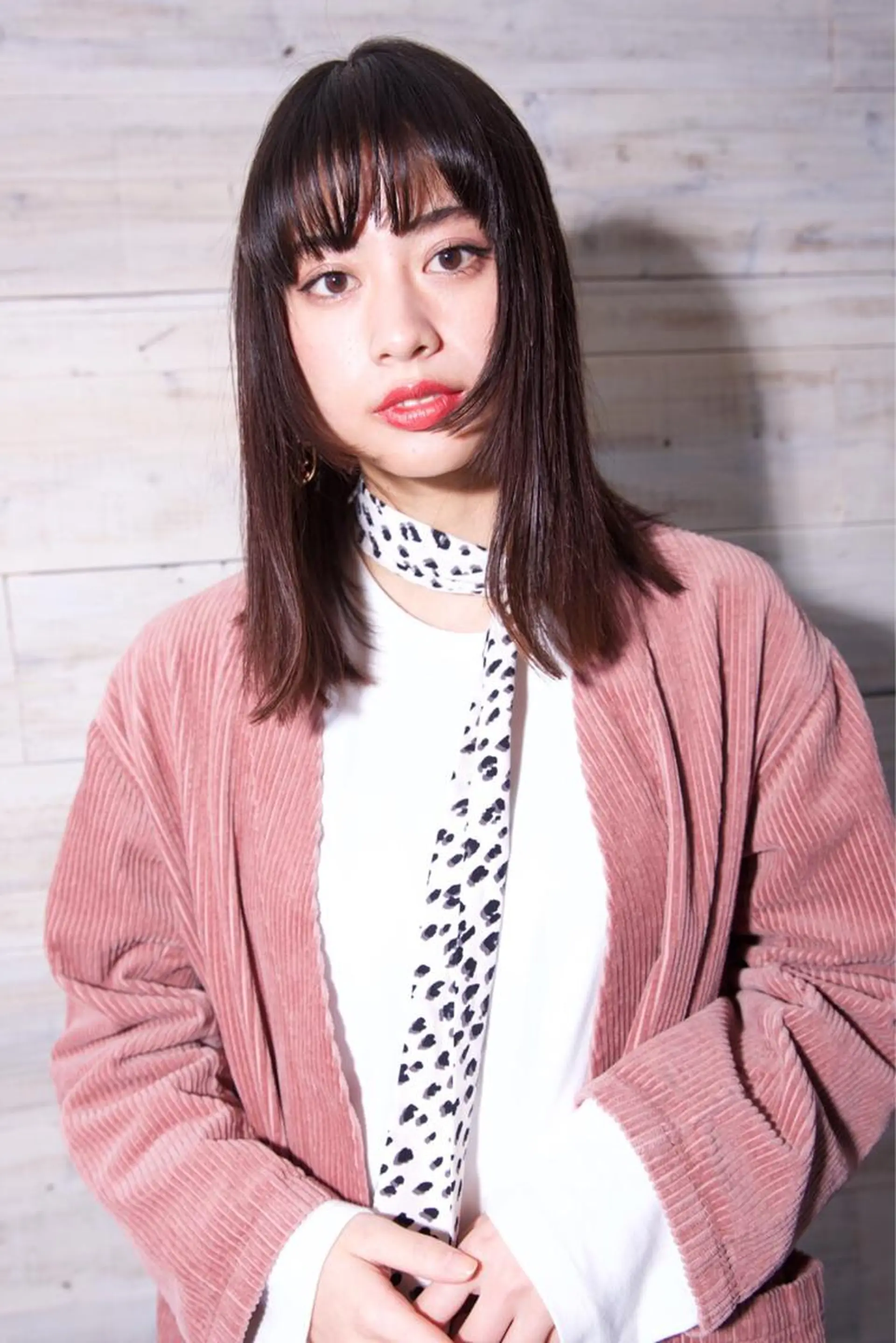 セミロング カラー パーマ ヘアアレンジ カット パーマ 可愛いを作る神 ナオヒロのヘアスタイル