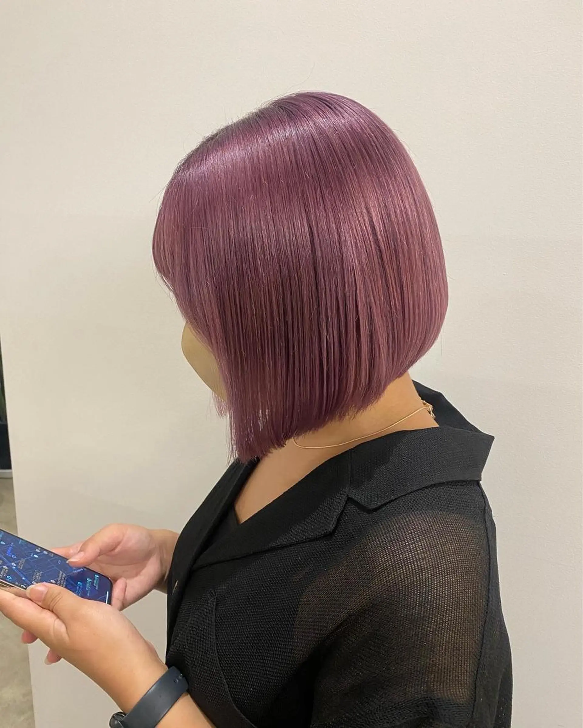 ミディアム 藤野 凪沙のヘアスタイル