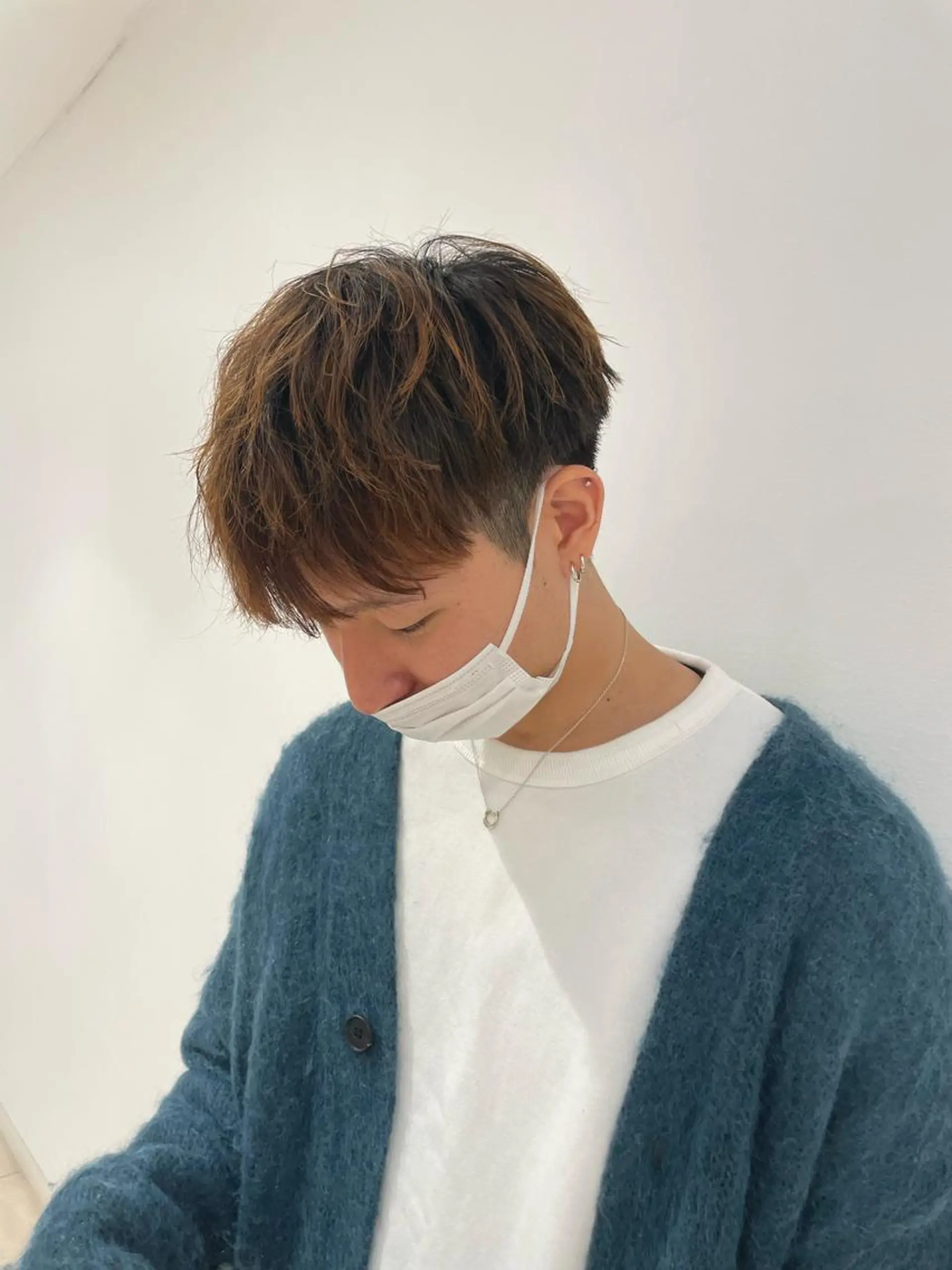 メンズ カット レイヤー/ハイトーン 🫧‪Erikaのヘアスタイル