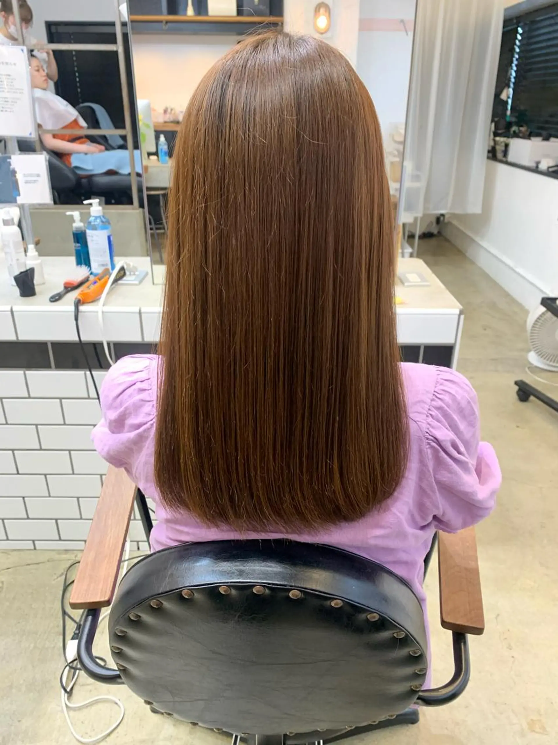 セミロング セミロングパーマ トリートメント トップ スタイリストのヘアスタイル