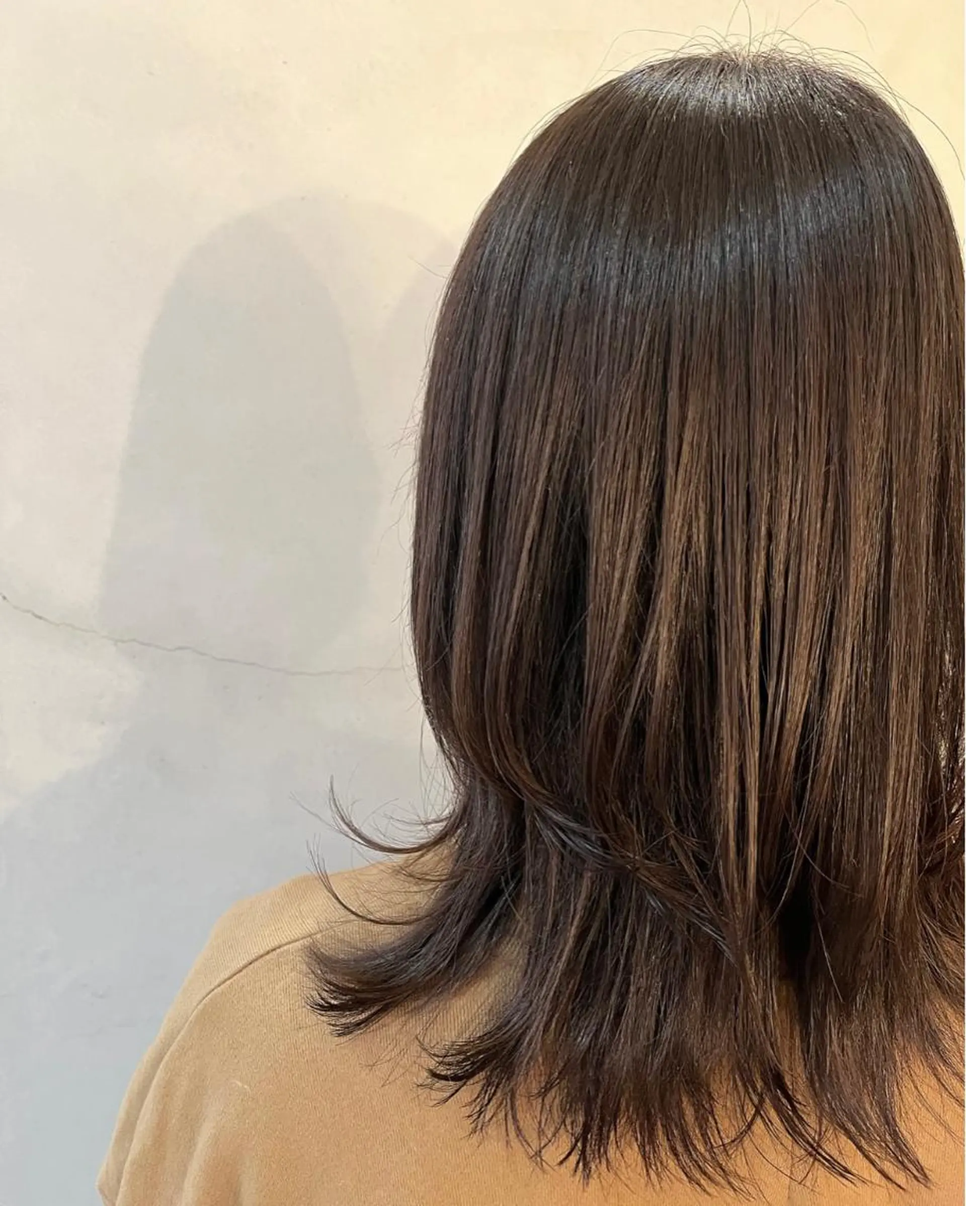 ミディアム レイヤーカット 仲村 夏希のヘアスタイル