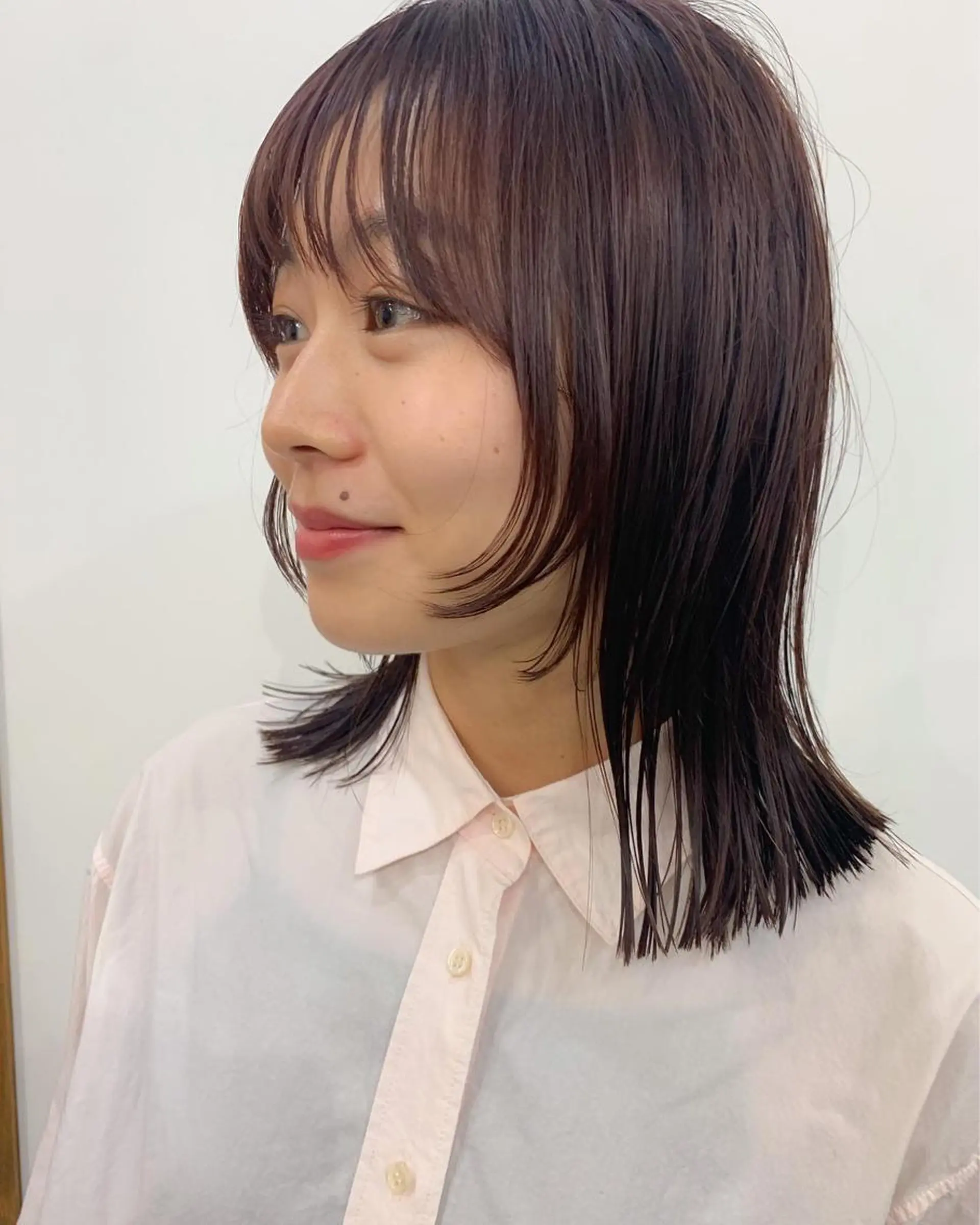 ミディアム カラー Spiel KOMOのヘアスタイル