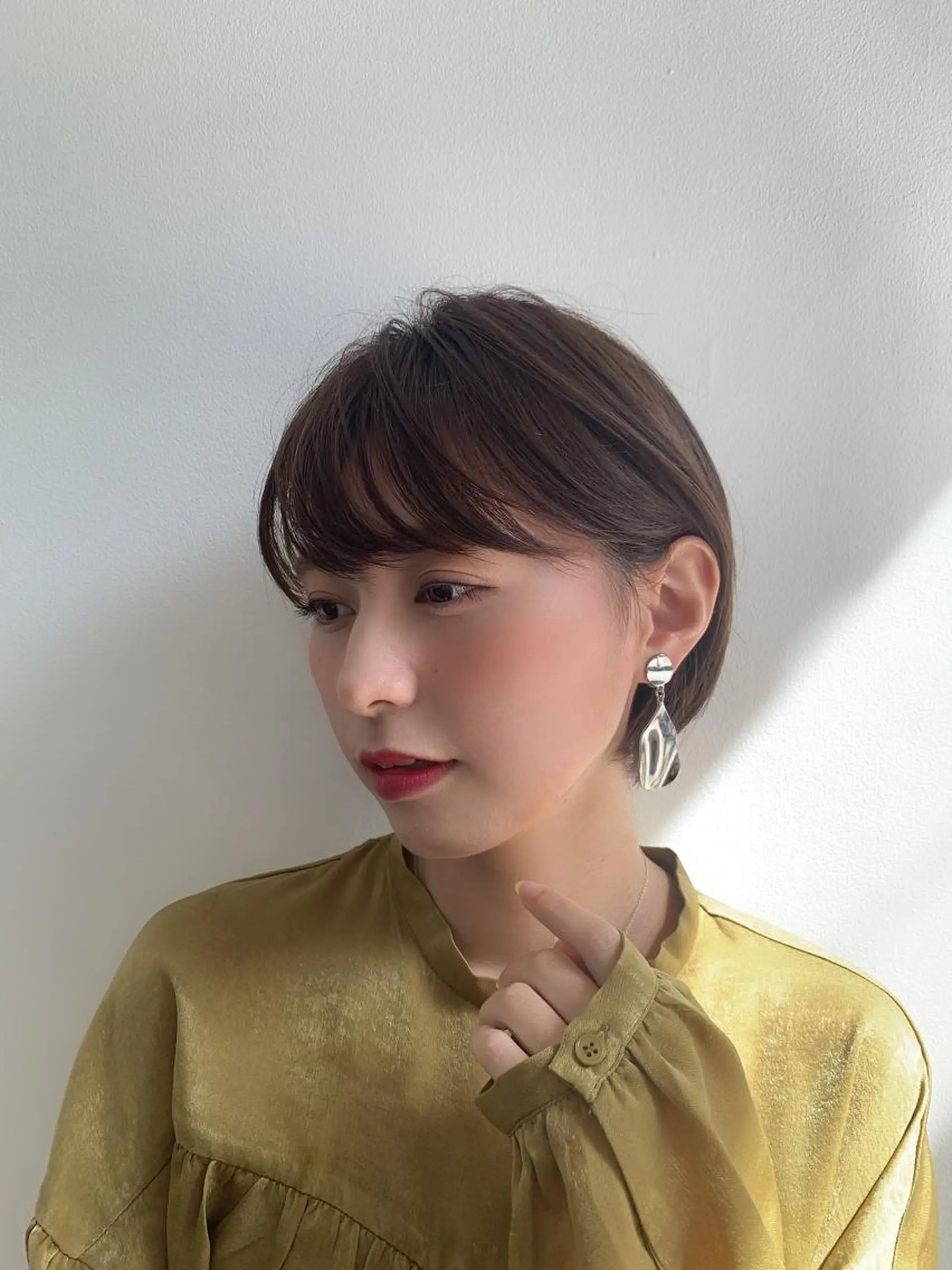 ショート トリートメント 縮毛/ショート/ ボブ/レイヤー/小原のヘアスタイル