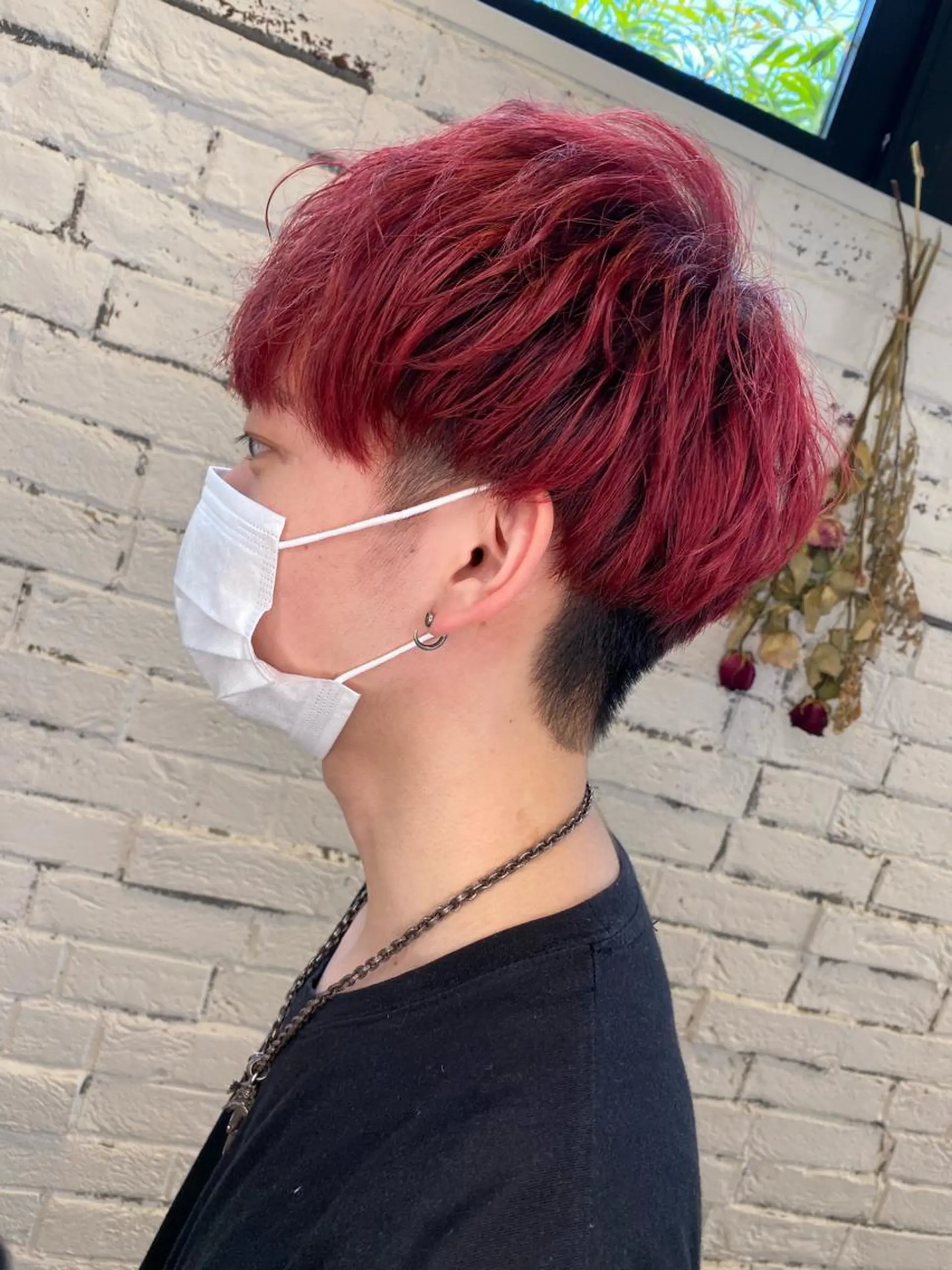 カラー 前田 輝のヘアスタイル