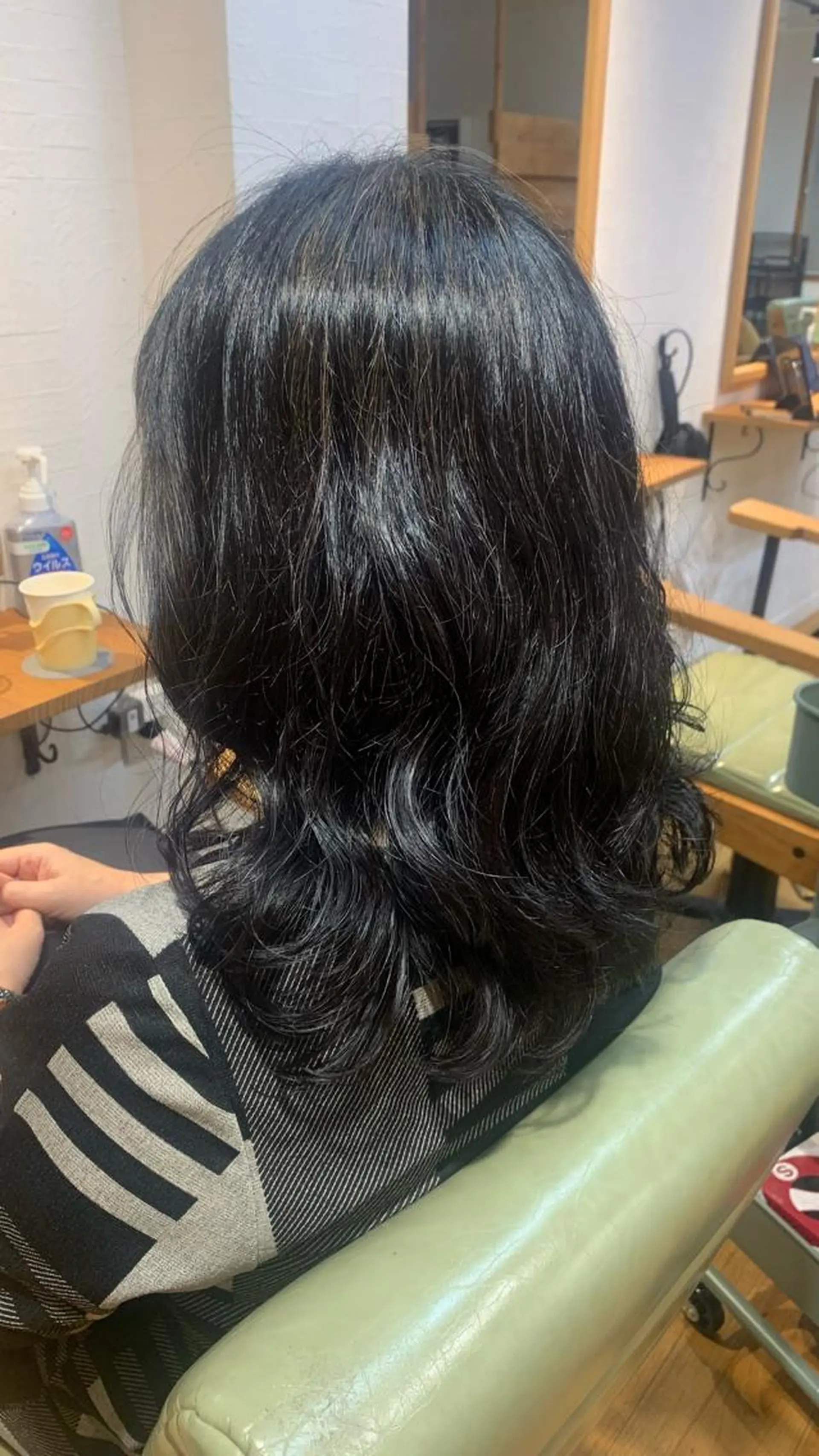 セミロング パーマ カット パーマ トリートメント ショート🌼パーマ 本間正子のヘアスタイル