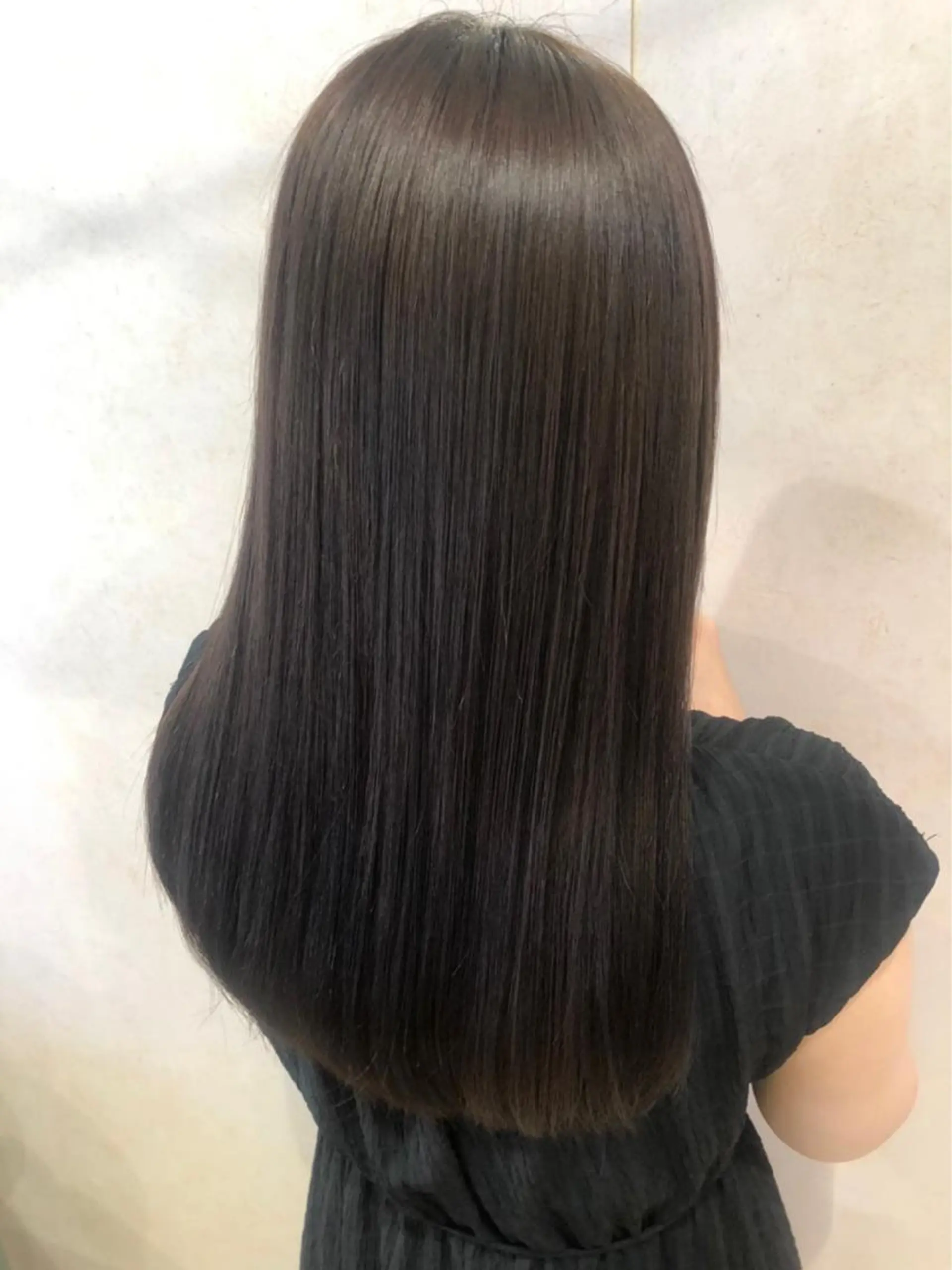 ロング カット 縮毛矯正 髪質改善/艶髪 ミトモリシュウトのヘアスタイル