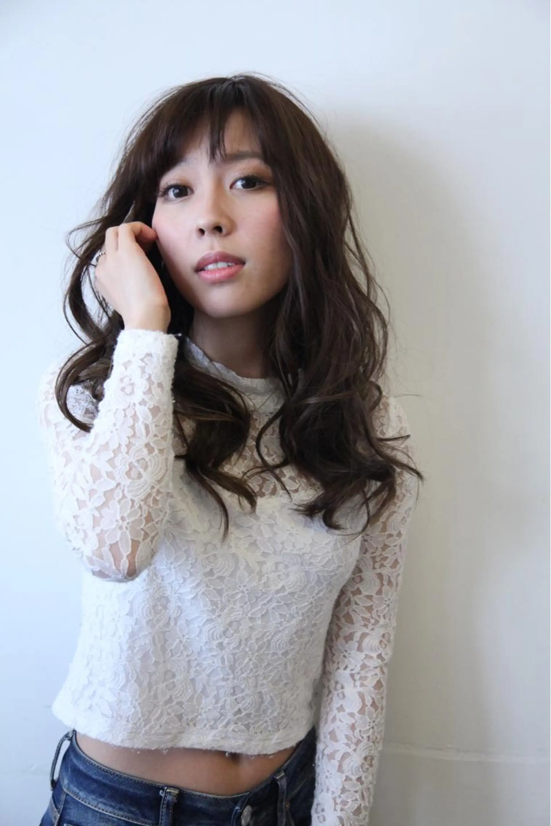 ロング シールエクステ エクステ ハイライト 縮毛矯正 トリートメント 荒木 ユウのヘアスタイル