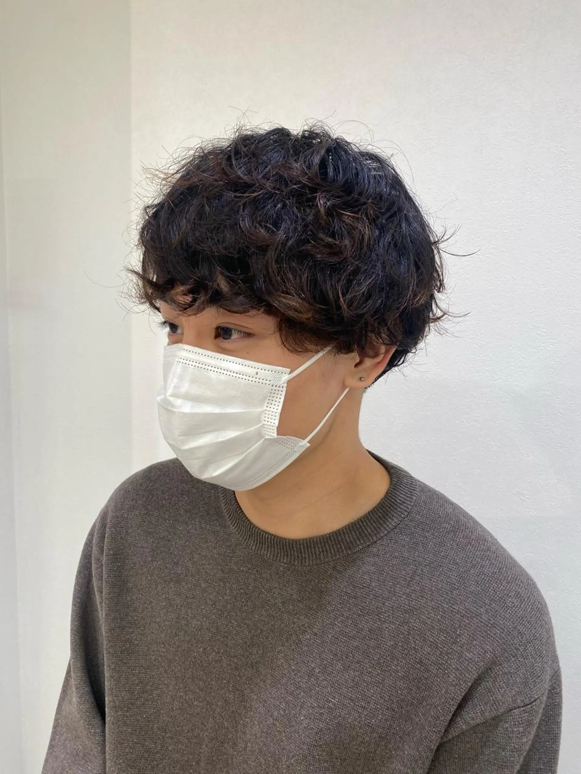 メンズ 韓国メンズ特化 パーマSatskiのヘアスタイル