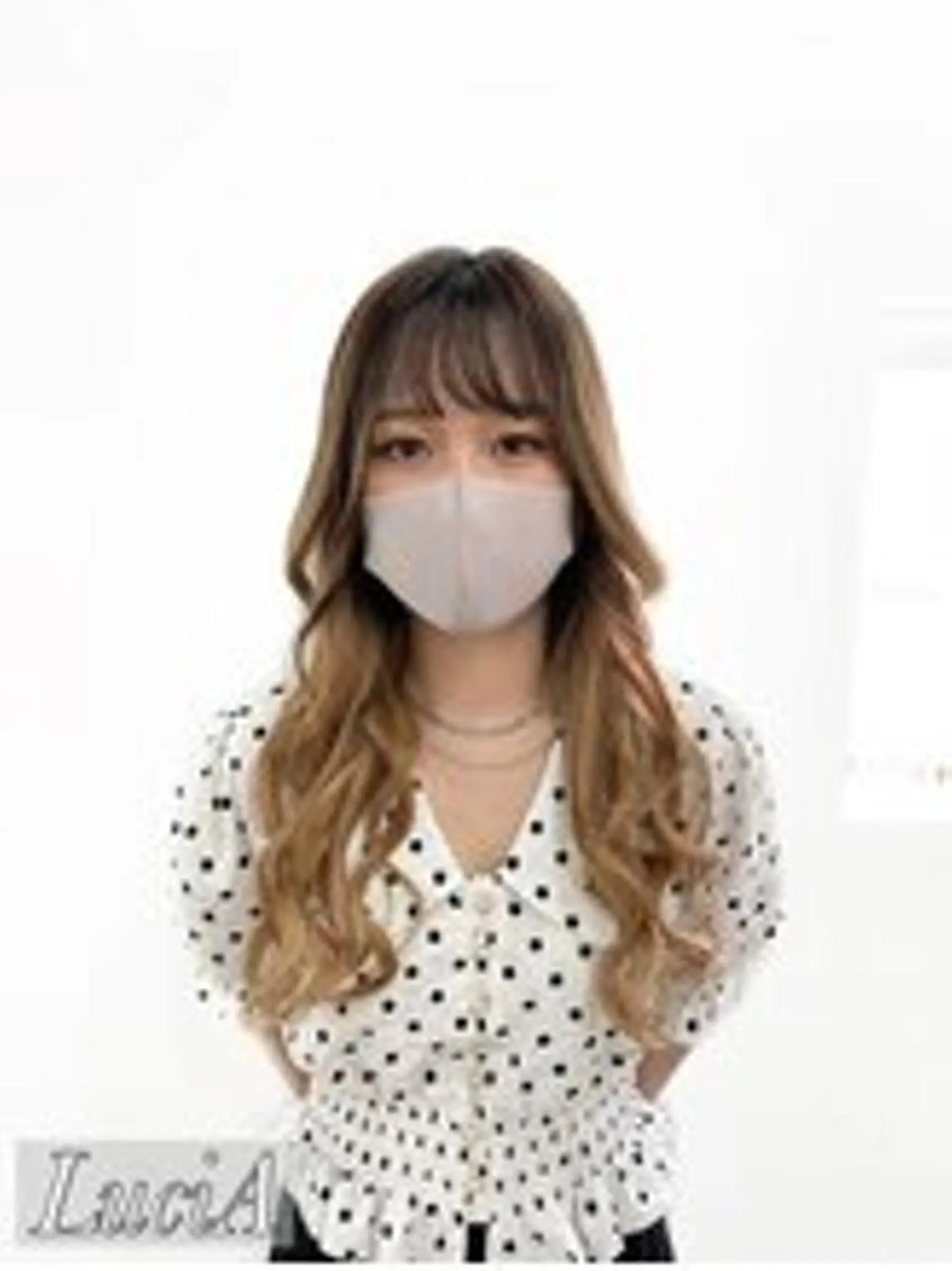 ロング カラー LuciA エクステカラーのヘアスタイル