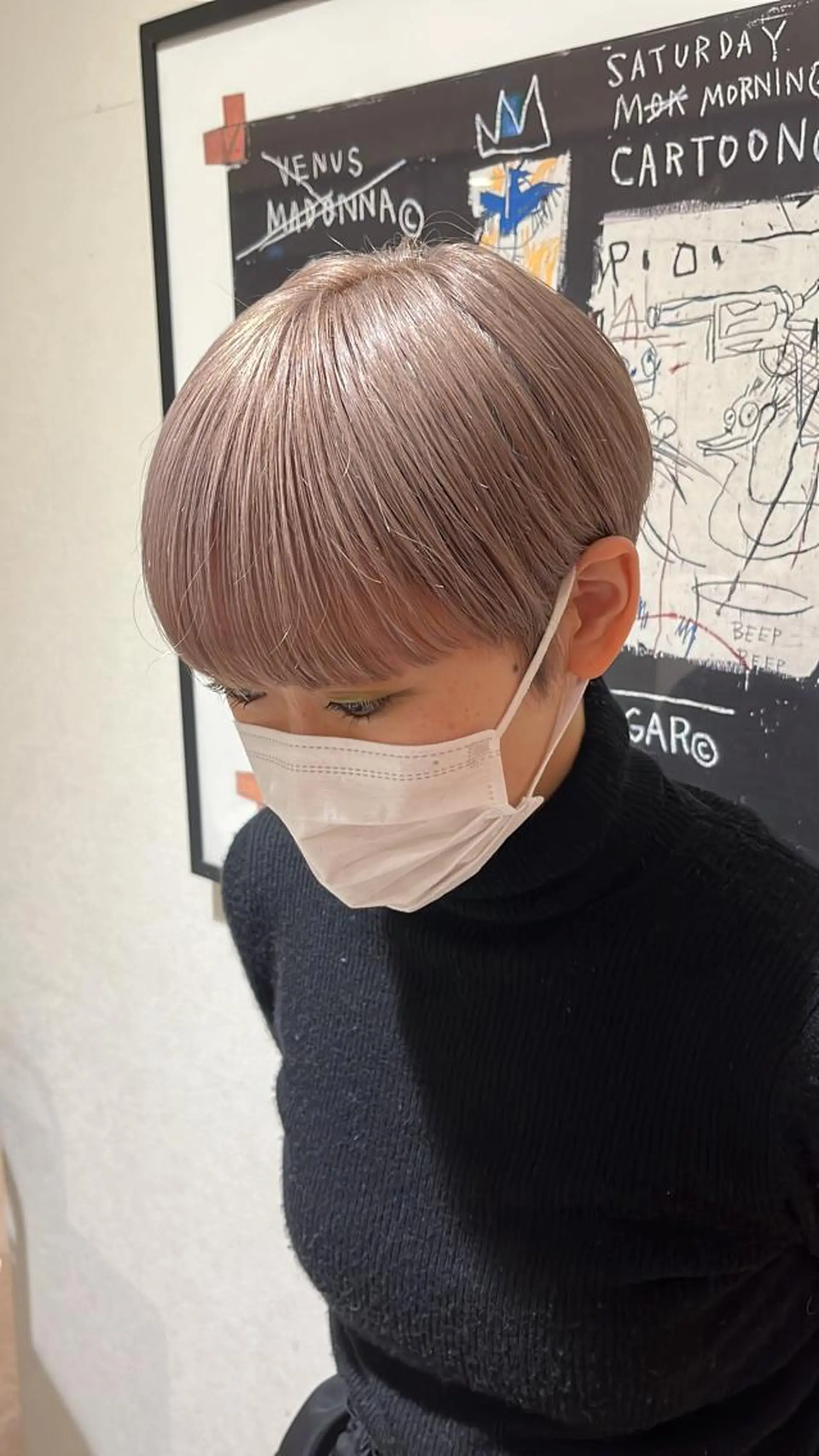 ショート 和泉市フルール 吉田　瞬也のヘアスタイル